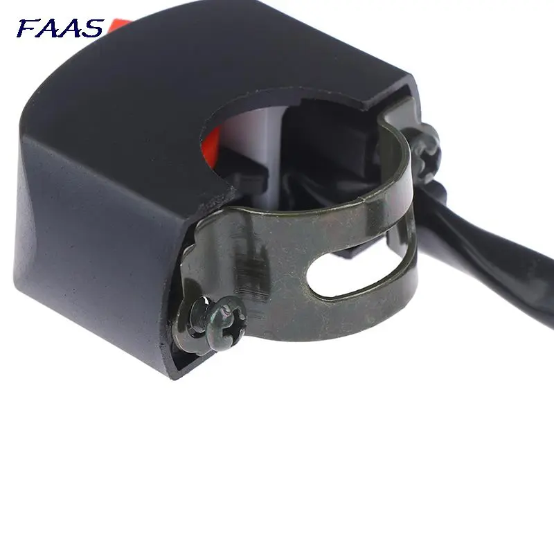 Motorcycle Handlebar Flameout Switch ON OFF Button for Moto Motor ATV Bike DC12V/10A Black Fit for motorcycles ATVs scooters