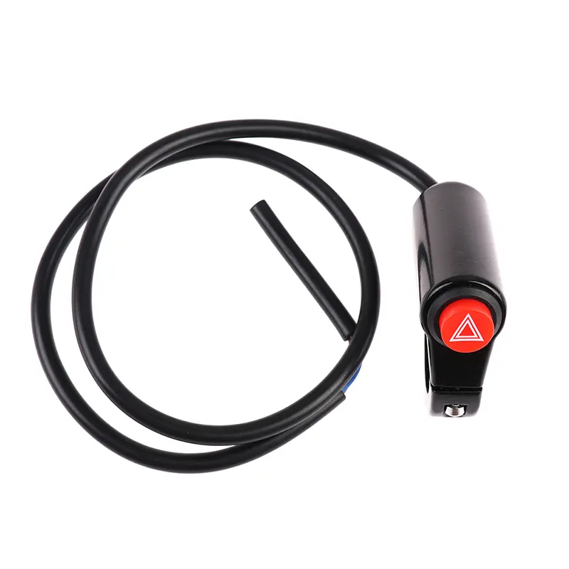 Motorcycle Switch Hazard Light Switch Button Electric Vehicle Double Flash Warning Emergency Lamp Signal Flasher