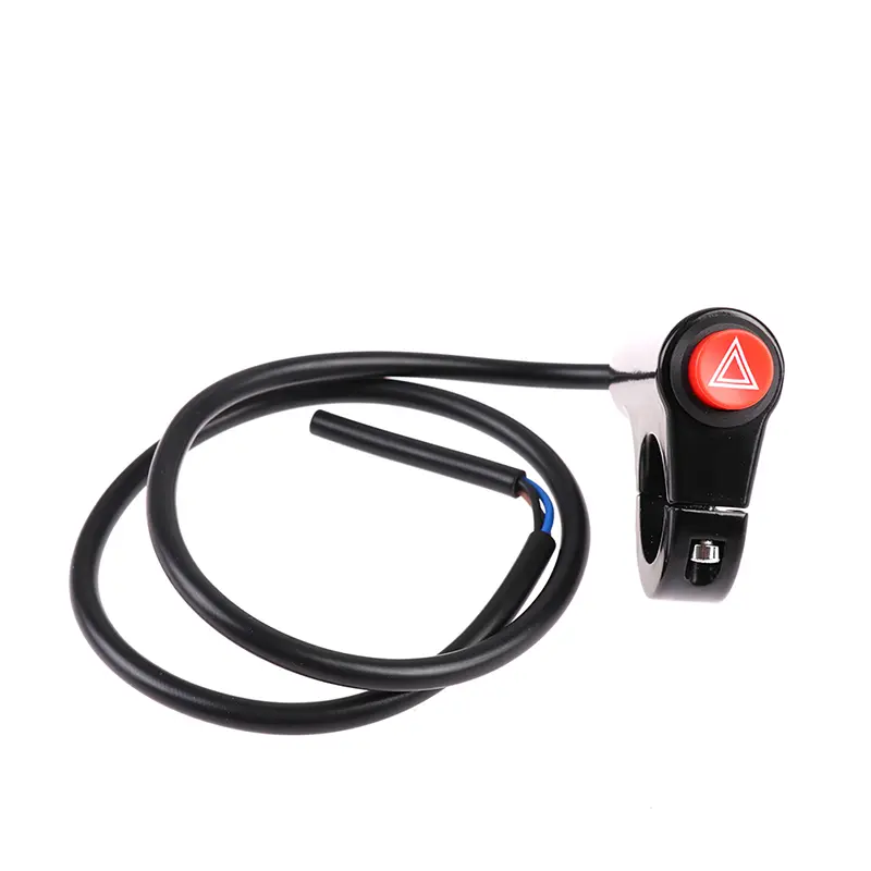 Motorcycle Switch Hazard Light Switch Button Electric Vehicle Double Flash Warning Emergency Lamp Signal Flasher