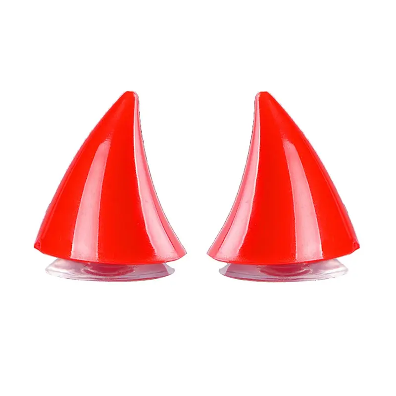 2PCS Motorcycle Helmet Cute Corner Rubber Horn Decoration Motocross Full Face Off Road Helmet Decoration Moto Car Accessories