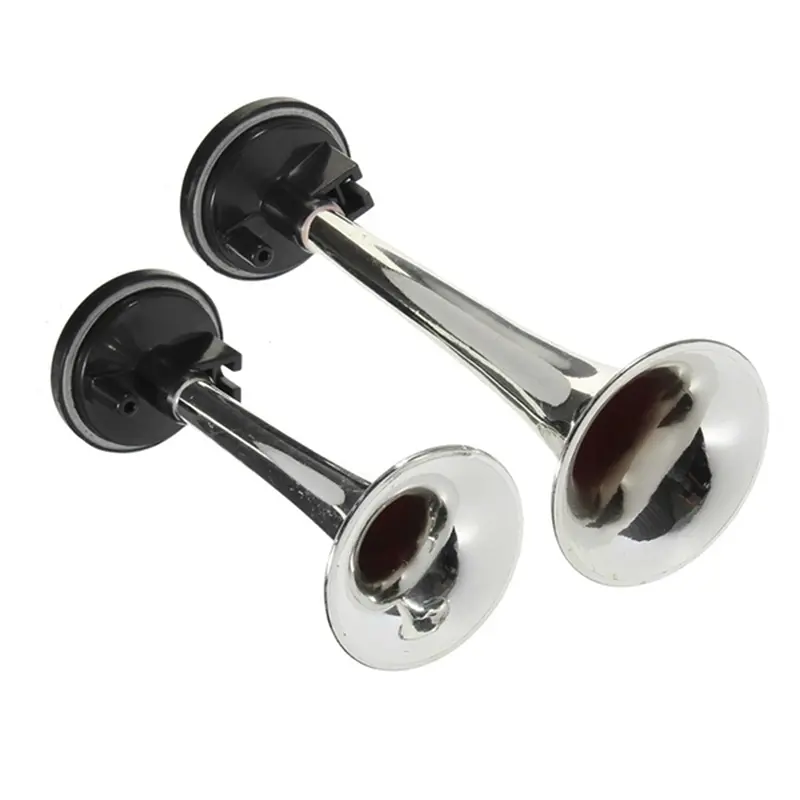 2PCS Universal Train Car Truck Boat Dual Air Horn Trumpet Super Loud