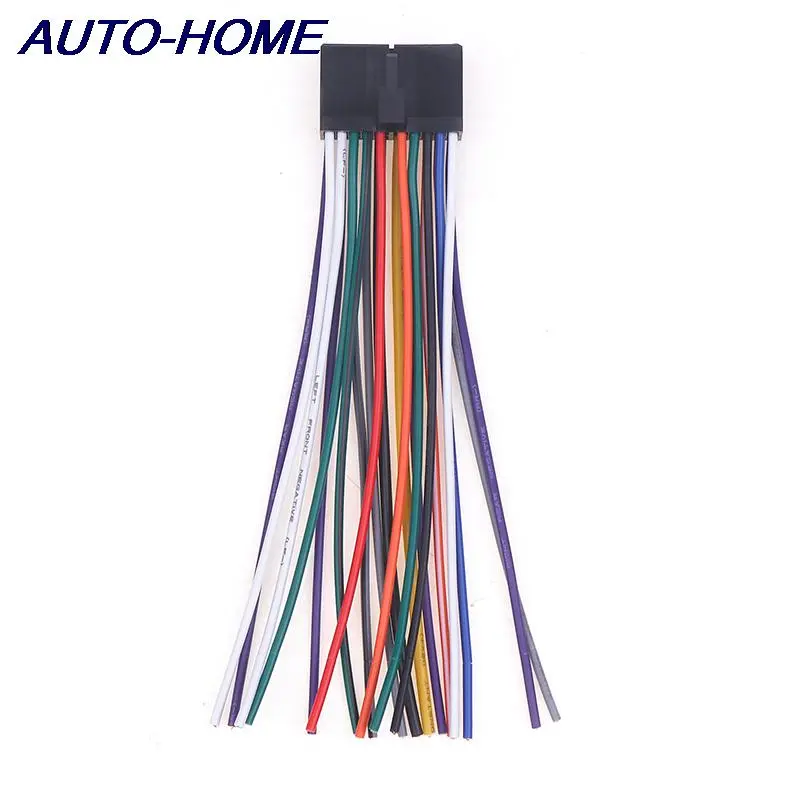 Car Radio Wire Harness 20pin Audio Wiring Adapter Cd Dvd Connector Cable T-plug Power Cord Modified Parts