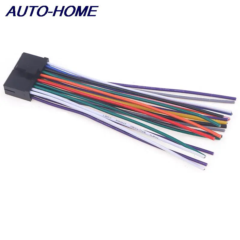 Car Radio Wire Harness 20pin Audio Wiring Adapter Cd Dvd Connector Cable T-plug Power Cord Modified Parts