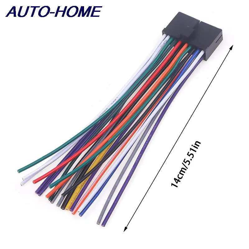 Car Radio Wire Harness 20pin Audio Wiring Adapter Cd Dvd Connector Cable T-plug Power Cord Modified Parts