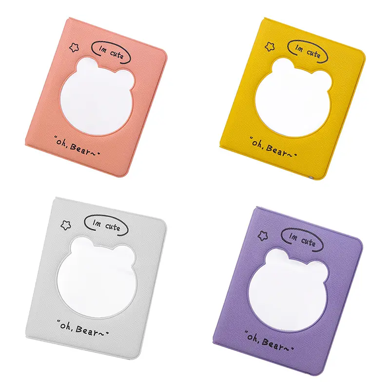 3 Inch Photocard Holder Heart Love Hollow Photo Album 32 Pockets Kpop Card Binder Mini Idol Pictures Storage Case Collect Book