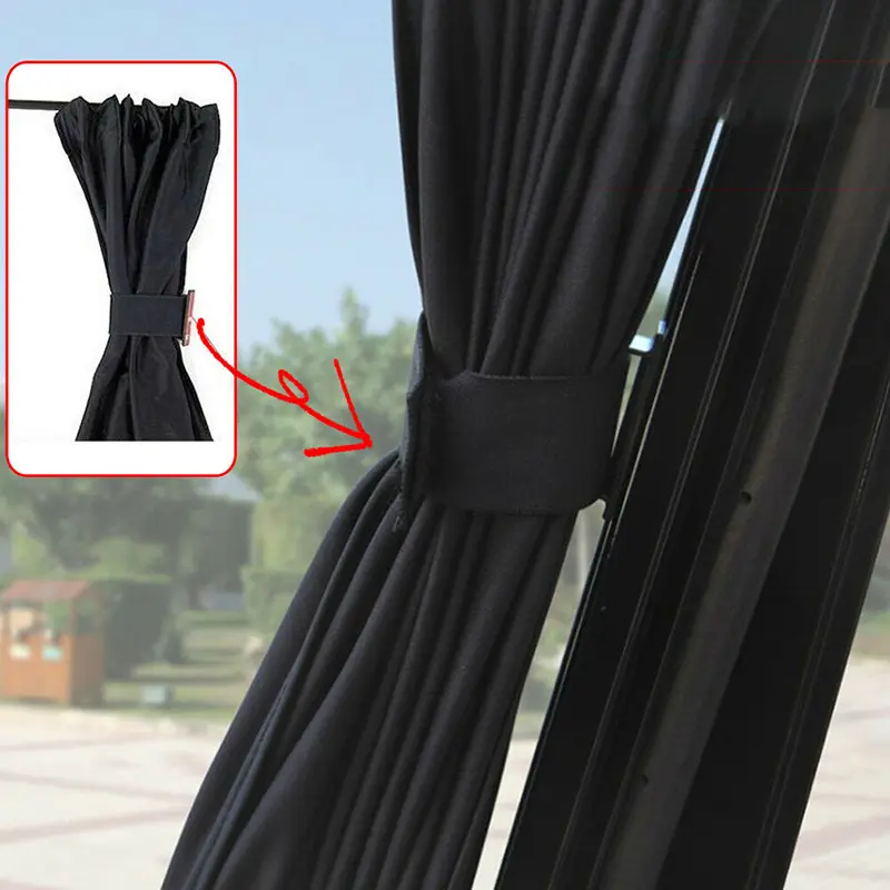 Hot sale 2Pcs Car UV Protection Sun Shade Curtains Sides Window Visor Mesh Cover Shield