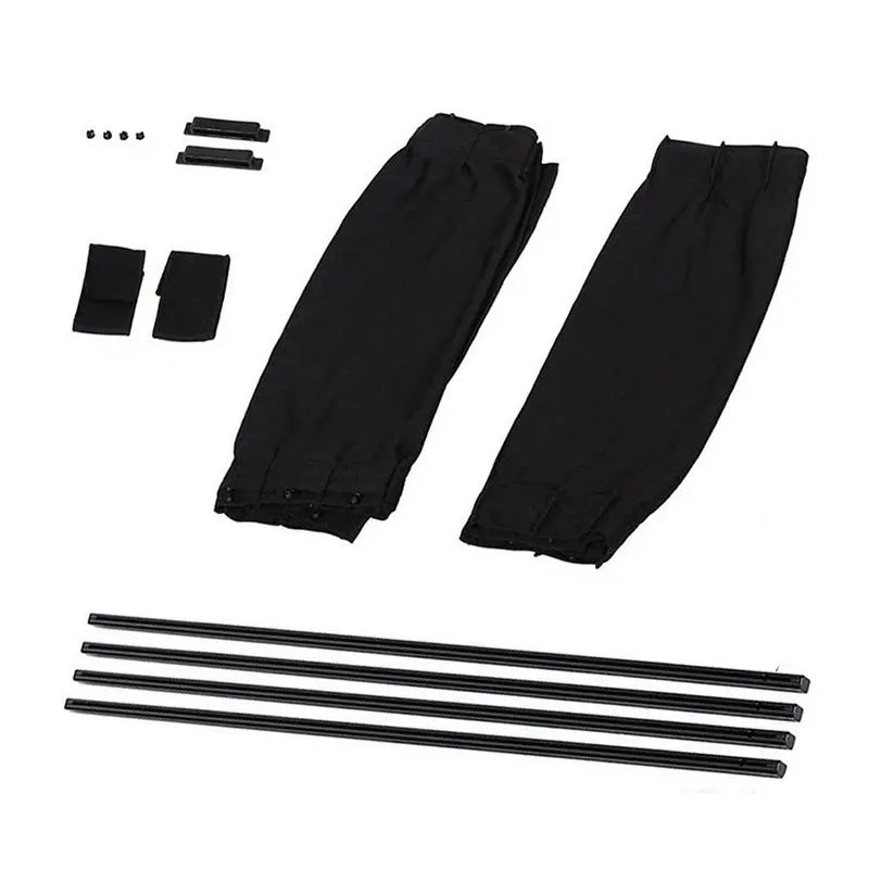 Hot sale 2Pcs Car UV Protection Sun Shade Curtains Sides Window Visor Mesh Cover Shield