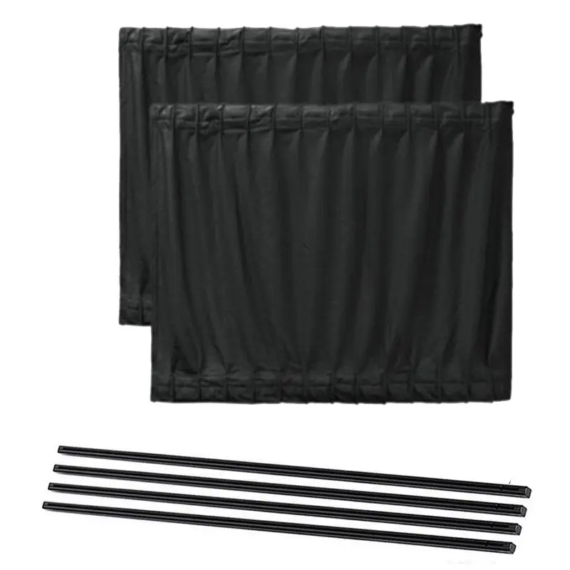 Hot sale 2Pcs Car UV Protection Sun Shade Curtains Sides Window Visor Mesh Cover Shield