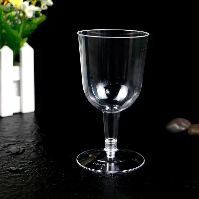 1/6pcs Detachable Wine Glass Portable Detachable Plastic Wine Glasses Lightweight Fall Resistance Reusable for Camping Outdoor