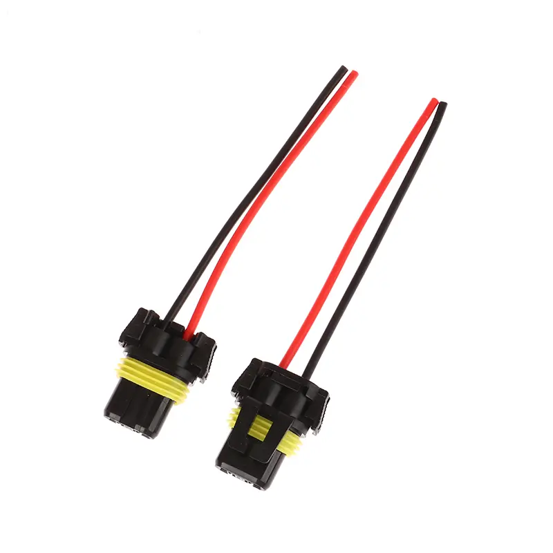 2Pcs 9005 9006 Socket Wire HB3 HB4 Adapter Connector for Headlight Fog Lamp Car Accessories