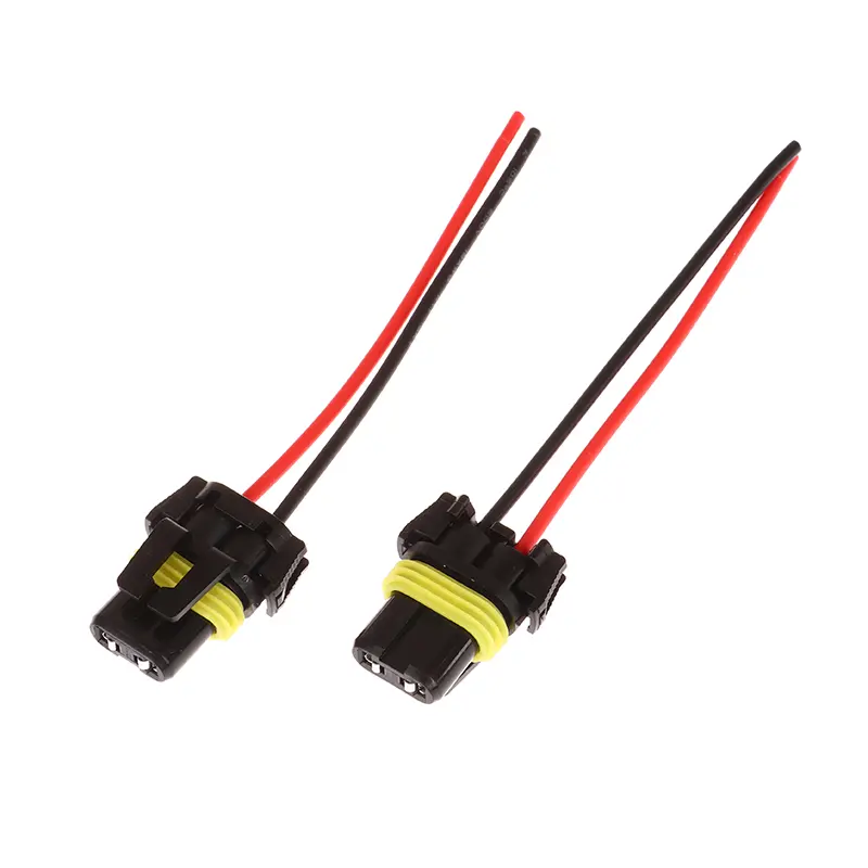 2Pcs 9005 9006 Socket Wire HB3 HB4 Adapter Connector for Headlight Fog Lamp Car Accessories