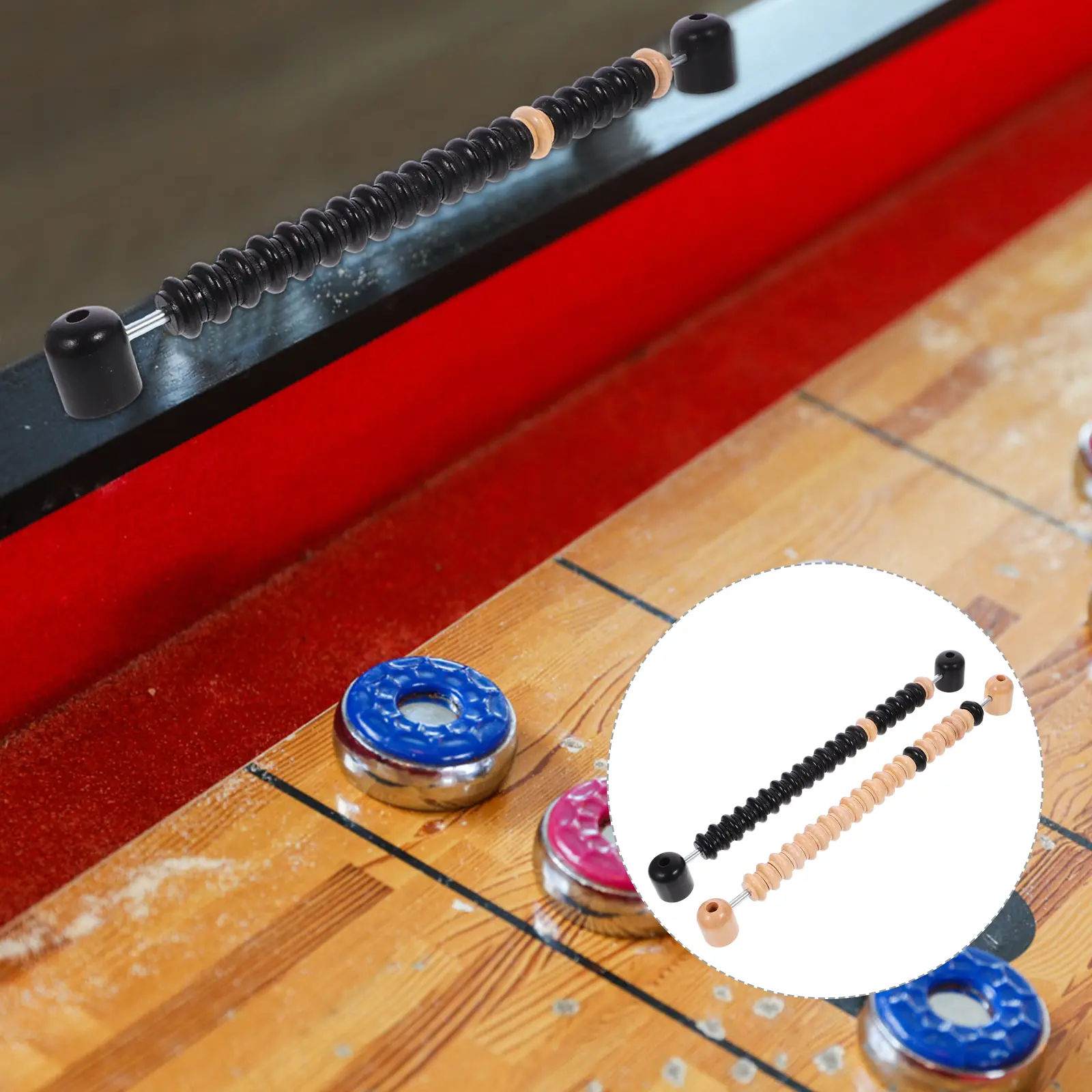 Wooden Scorekeeper Shuffleboard Accessories Portable Counters Billiard Game Marking Device Table Soccer Supplies Scores Recorder