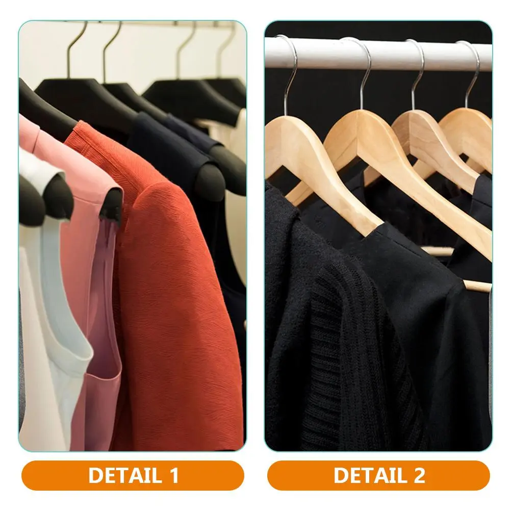 50pcs Anti Skid Hanger Sponge Cover Non Slip Clothes Hanger Accessory Protective Hanger Cover Wardrobe Garment Hanger Storage