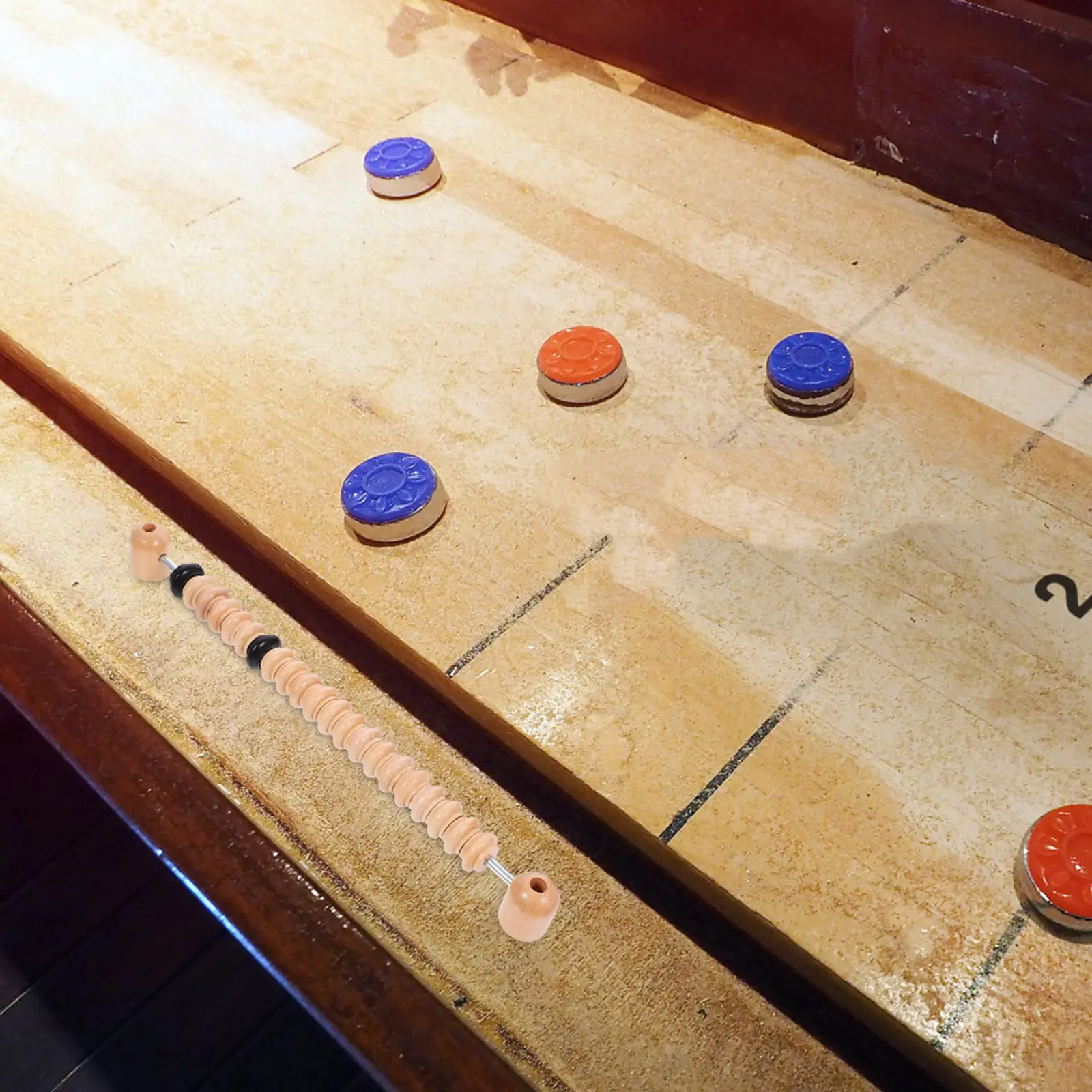 Wooden Scorekeeper Shuffleboard Accessories Portable Counters Billiard Game Marking Device Table Soccer Supplies Scores Recorder