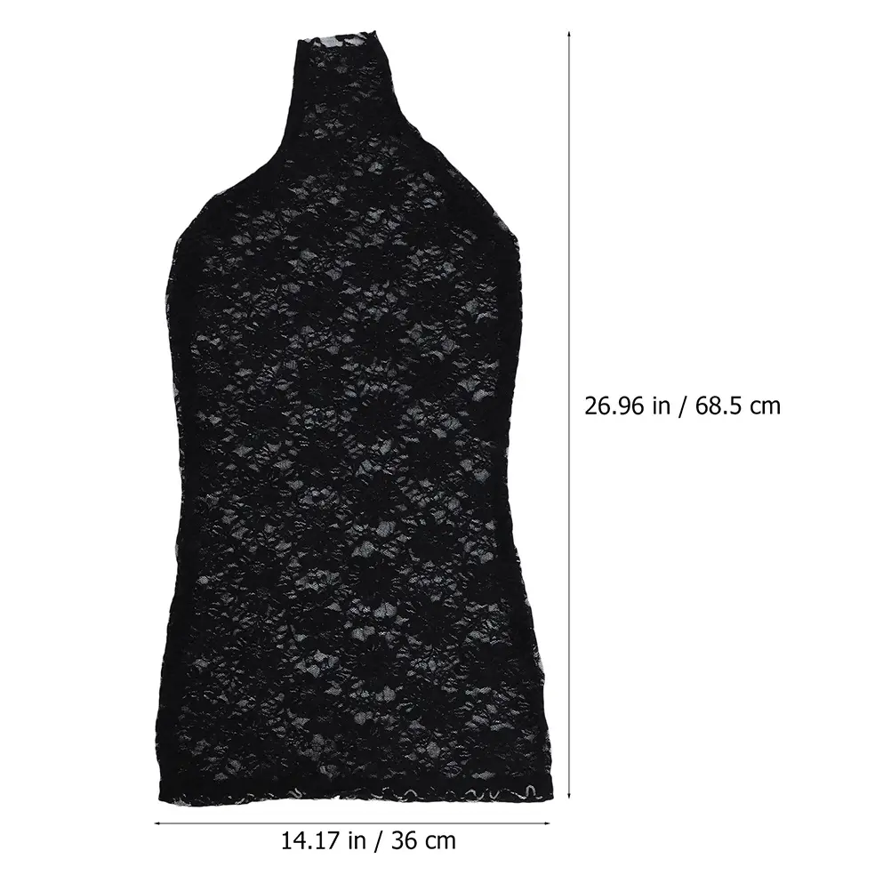2Pcs Display Cloth Cover Female Model Fabric Head Smooth NonFading Presentation Clothes Accessories Gift Box