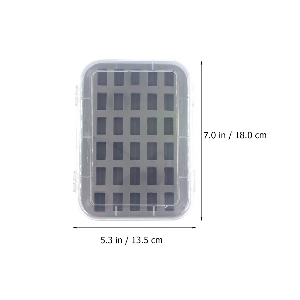 Plastic Sewing Sewing Bobbin Box Box Sponge Storage Container ganizer Case for Threads Spools Lightweight Portable