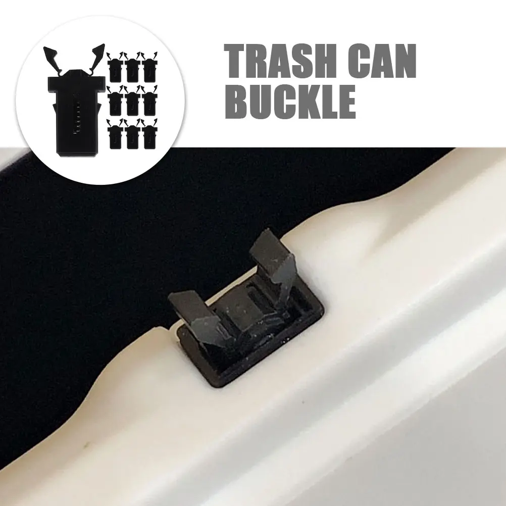 10pcs Press Latches Trash Can Buckles Garbage Container Locks Bin Clips Replacement Buckles For Clip Latch Garbage