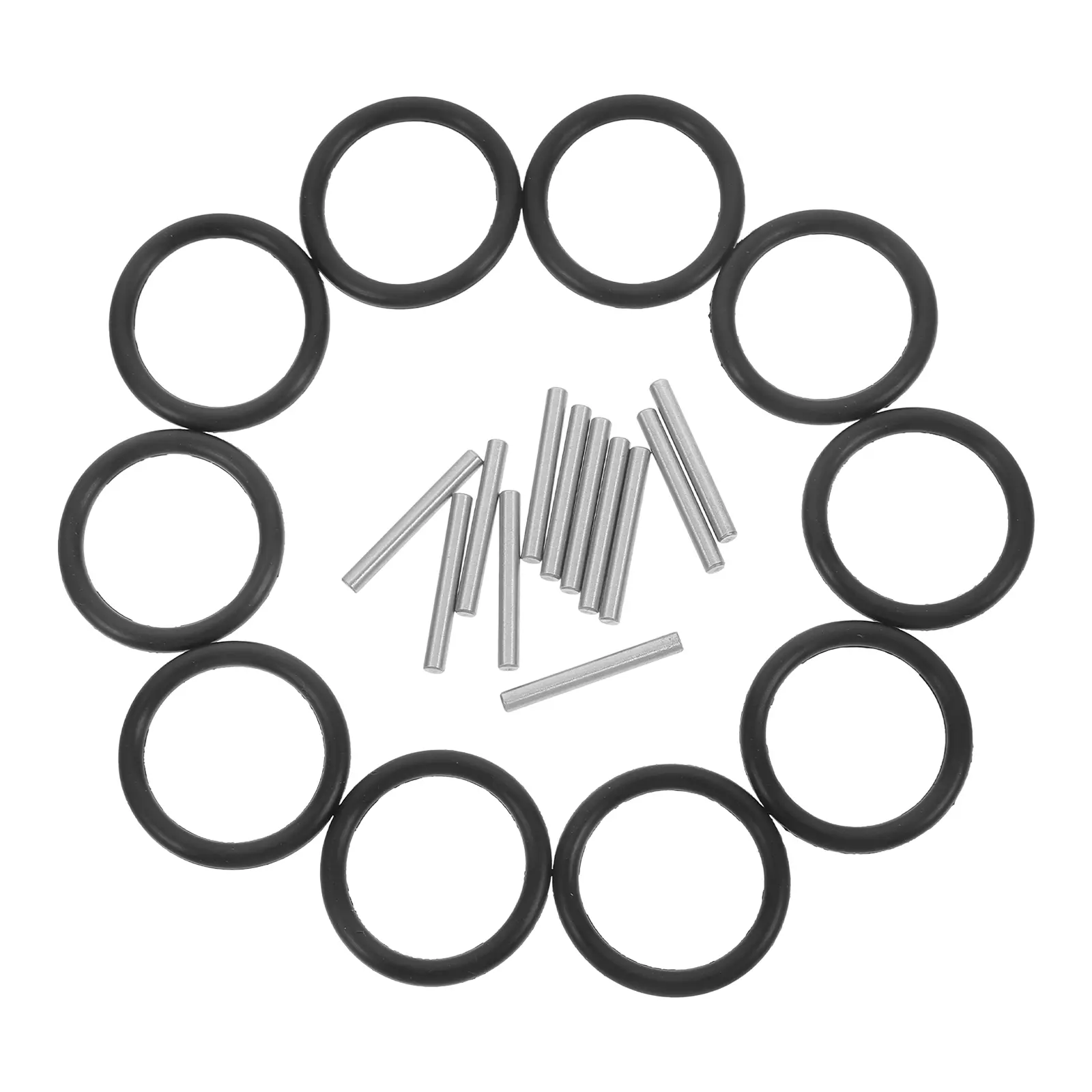 10 Sets Rubber Impact Wrench Retainer Rings Drive Socket Pin Drill Socket Replacement Locking Ring Gasket Washer O