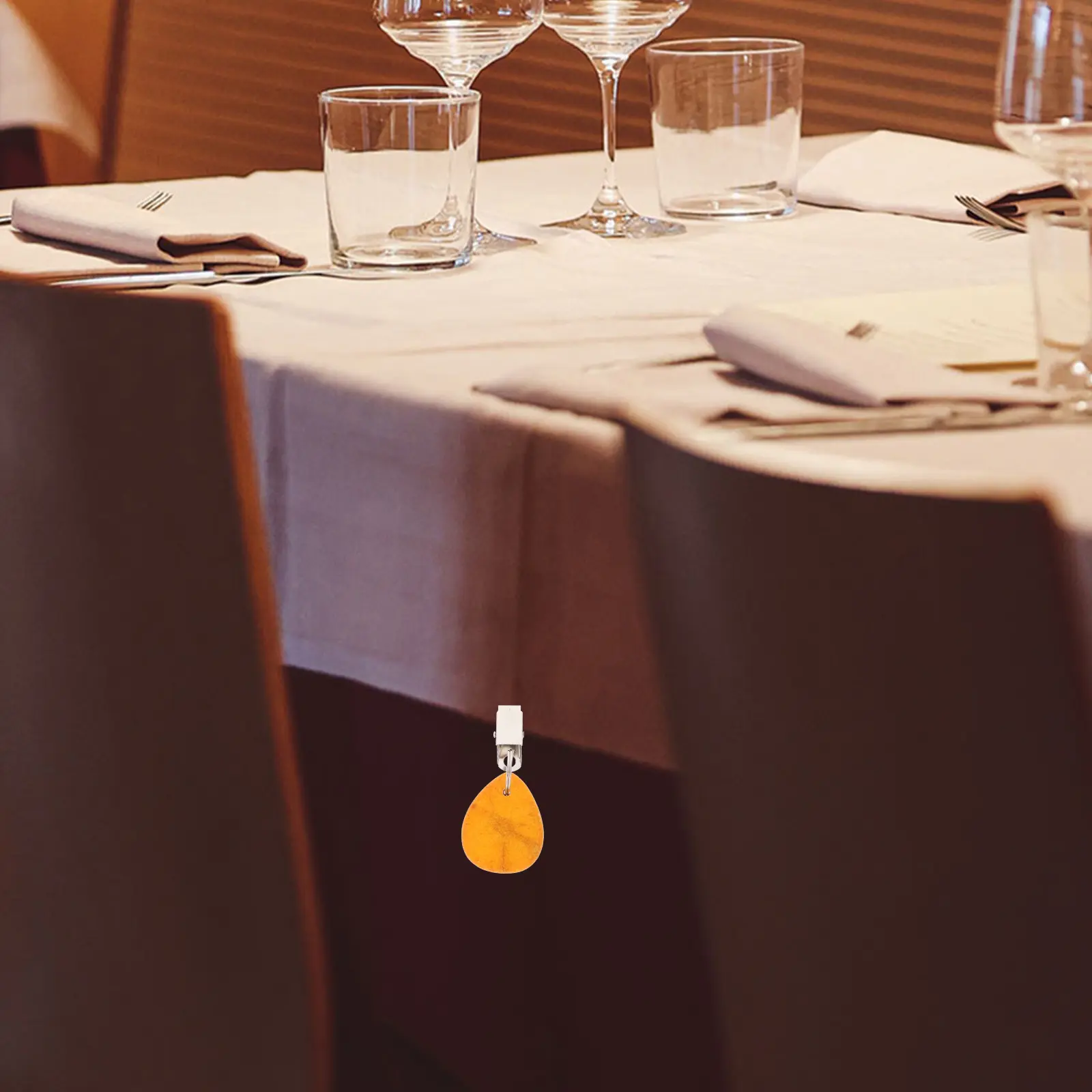 4 Pcs Tablecloth Clips Windproof Load bearing Decorative Pendents Picnic Yellow Easy Install Remove Practical Home