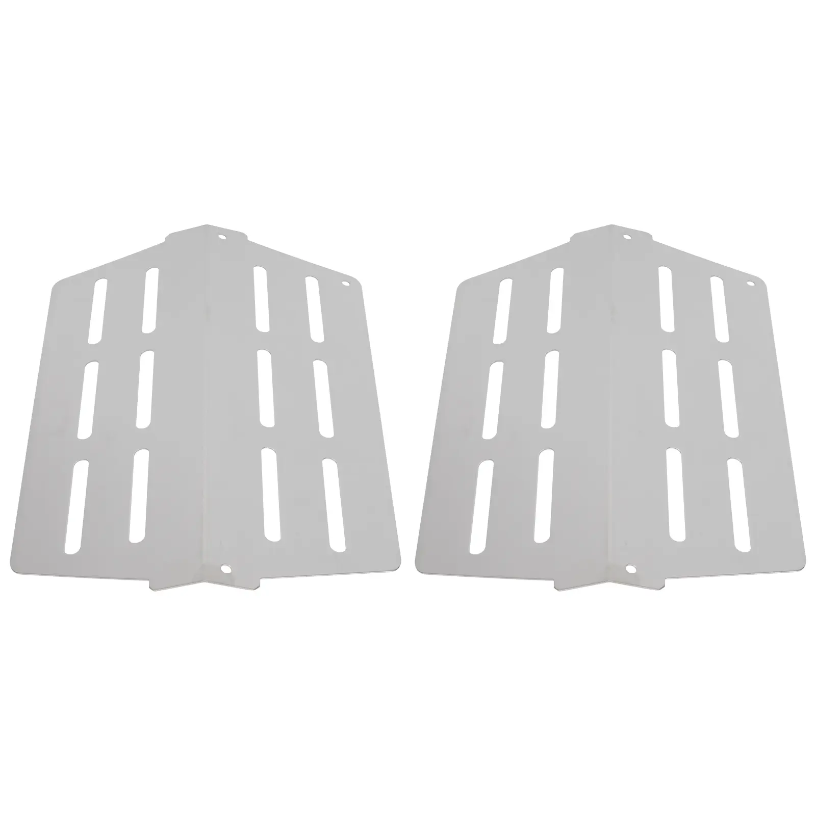 Universal Gas Grill Plates Stainless Steel Flame Tamer Durable Thick Heat Boards Even Cooking Surface Easy Installation Heat