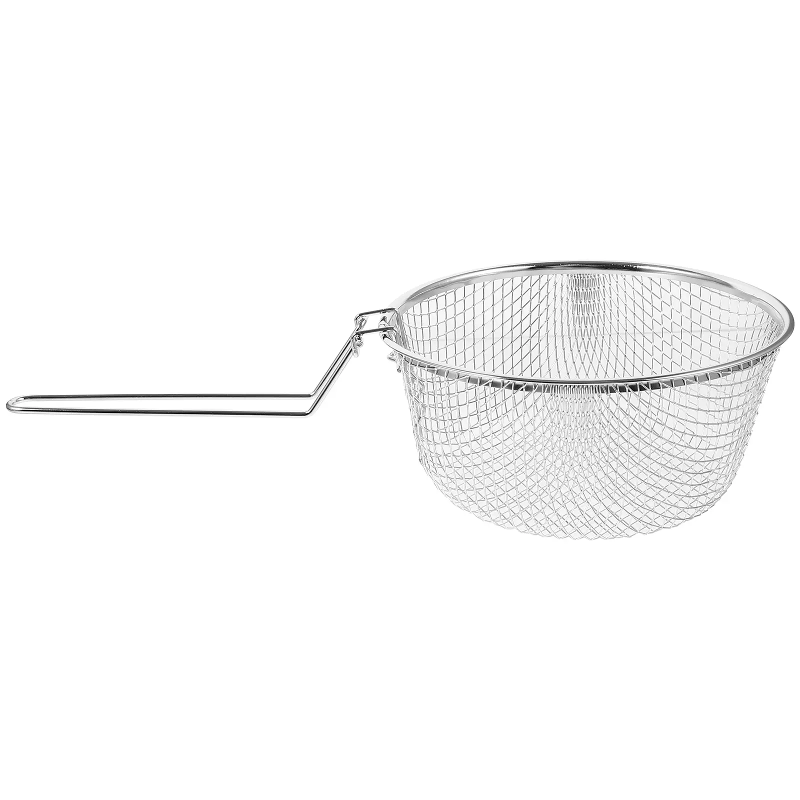 Stainless Steel Frying Metal Fryer with Handle Large Capacity Chip Pan Basket Fry Baskets with Handles Deep Fry Basket Metal