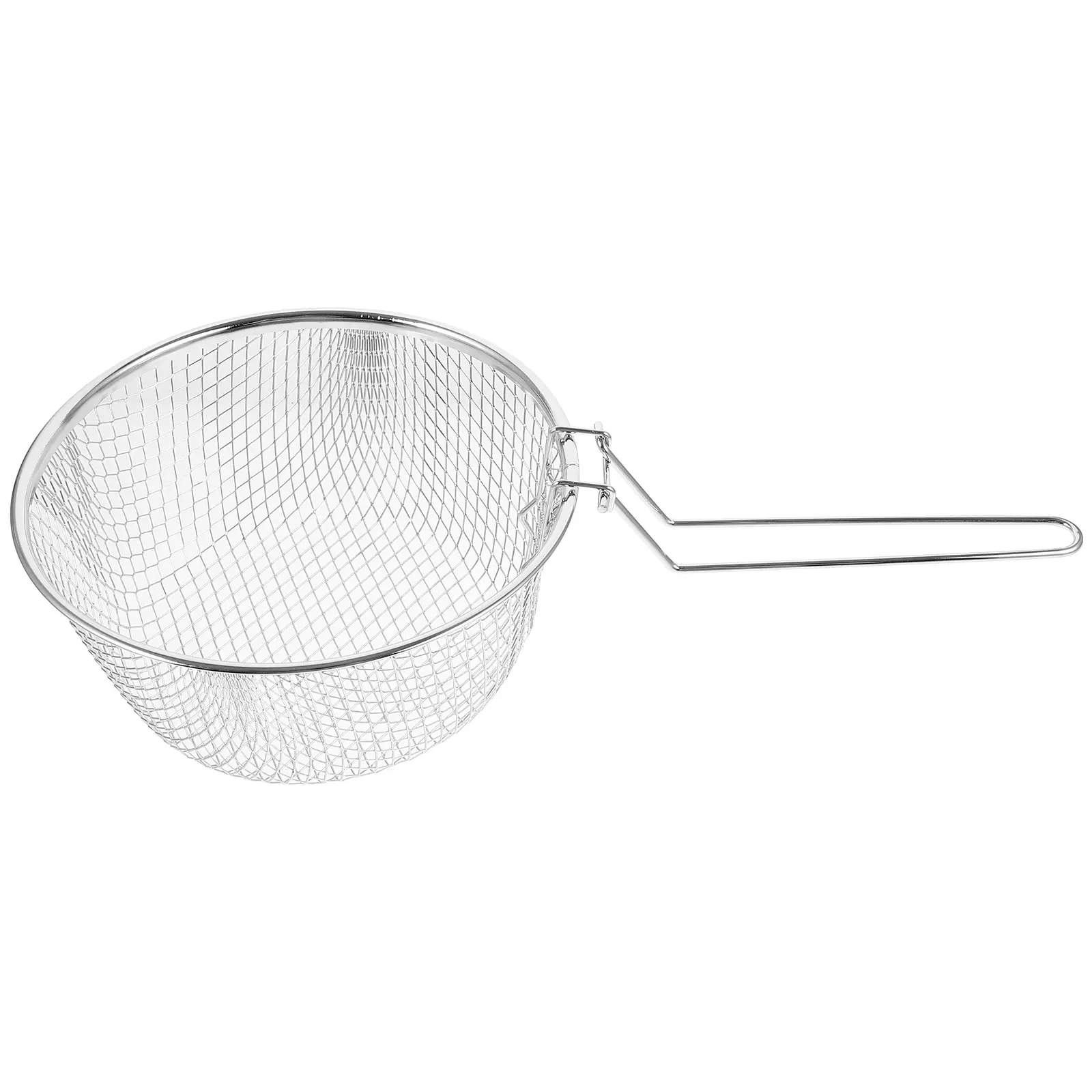Stainless Steel Frying Metal Fryer with Handle Large Capacity Chip Pan Basket Fry Baskets with Handles Deep Fry Basket Metal