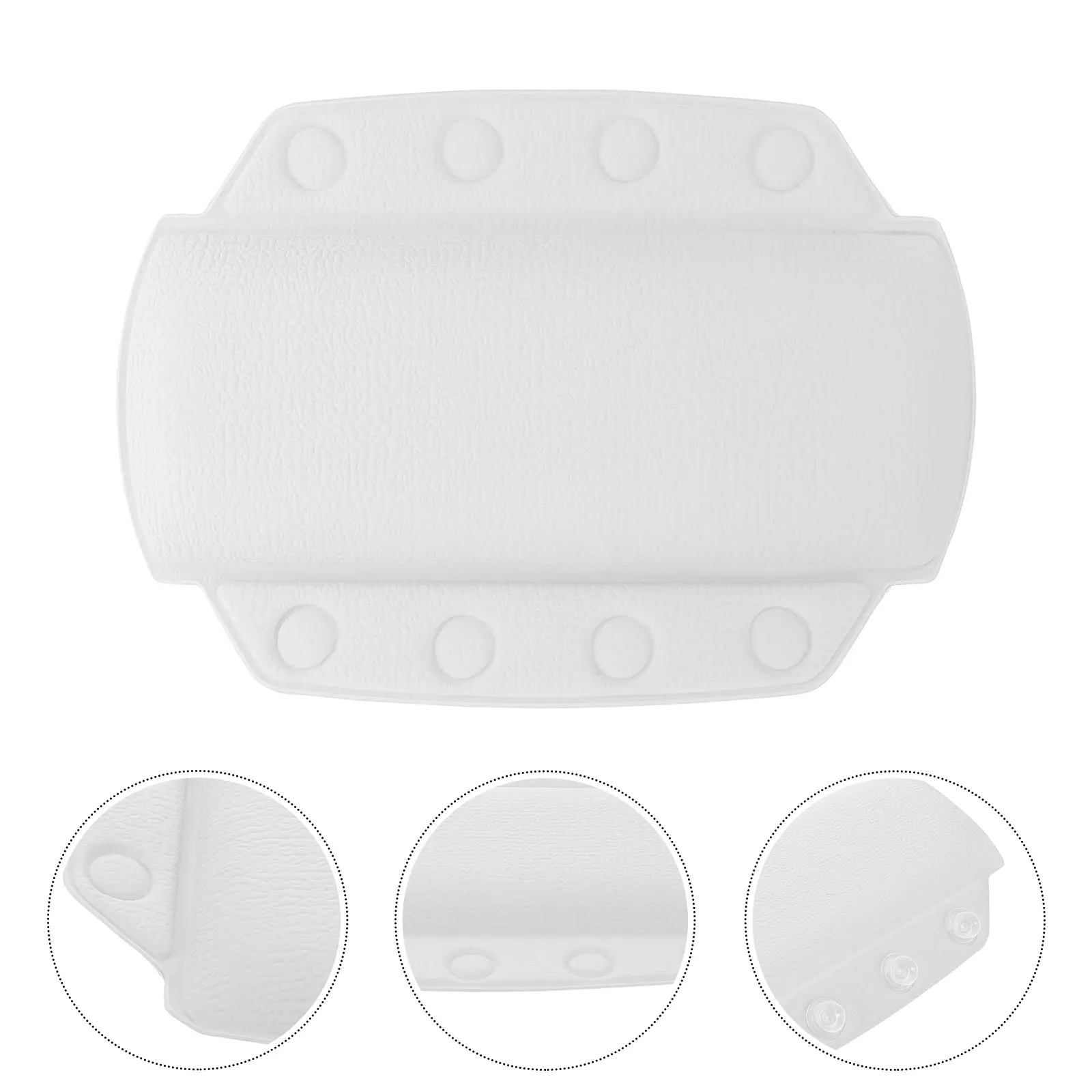 Bathtub Pillow Headrest with Suction Cup Cushion Sponge Pillows for PVC Foam Neck