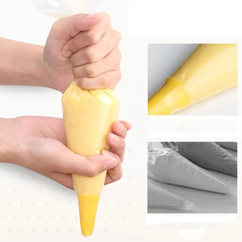 Pastry Bag Set Thickened Material Disposable Icing Cake Decorating Piping Cupcake Jelly Mashed Potatoes Food Shaping