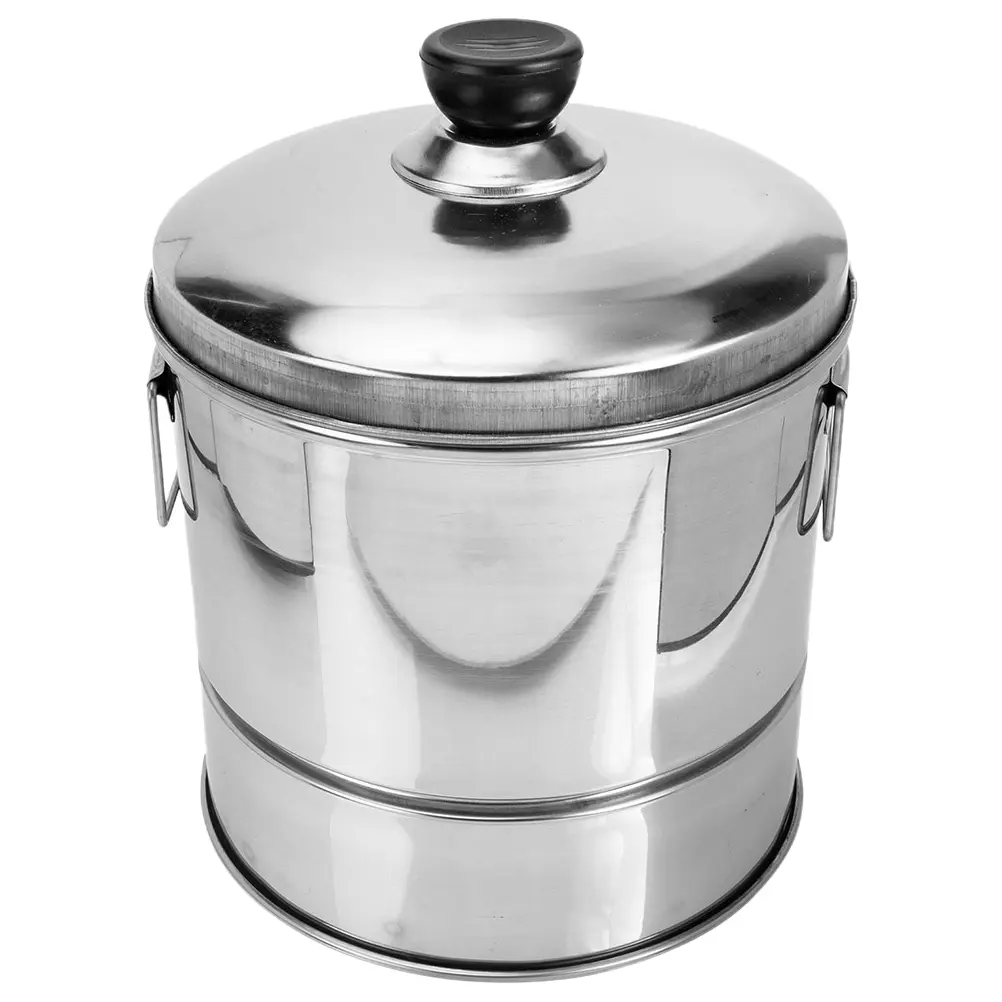 Stainless Steel Steamer Pot Rice Bucket Cookware Smooth Surface Lid Handle Kitchen Tool Food Grade Sushi Container