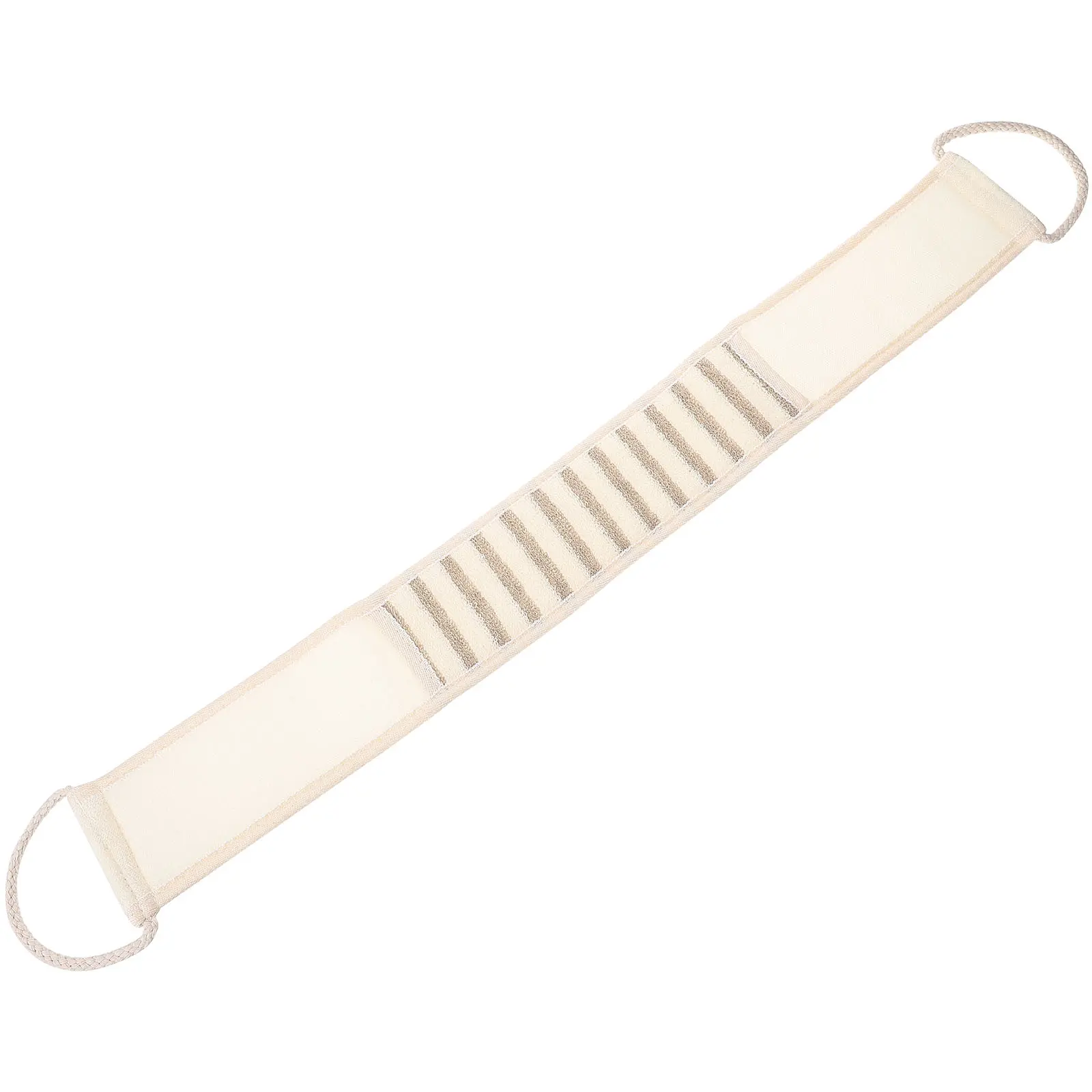 Long Bath Exfoliating Exfoliating Scrubber Back Scrubber Linen Material Gentle Skin Friendly Shower Tool Bath Supplies