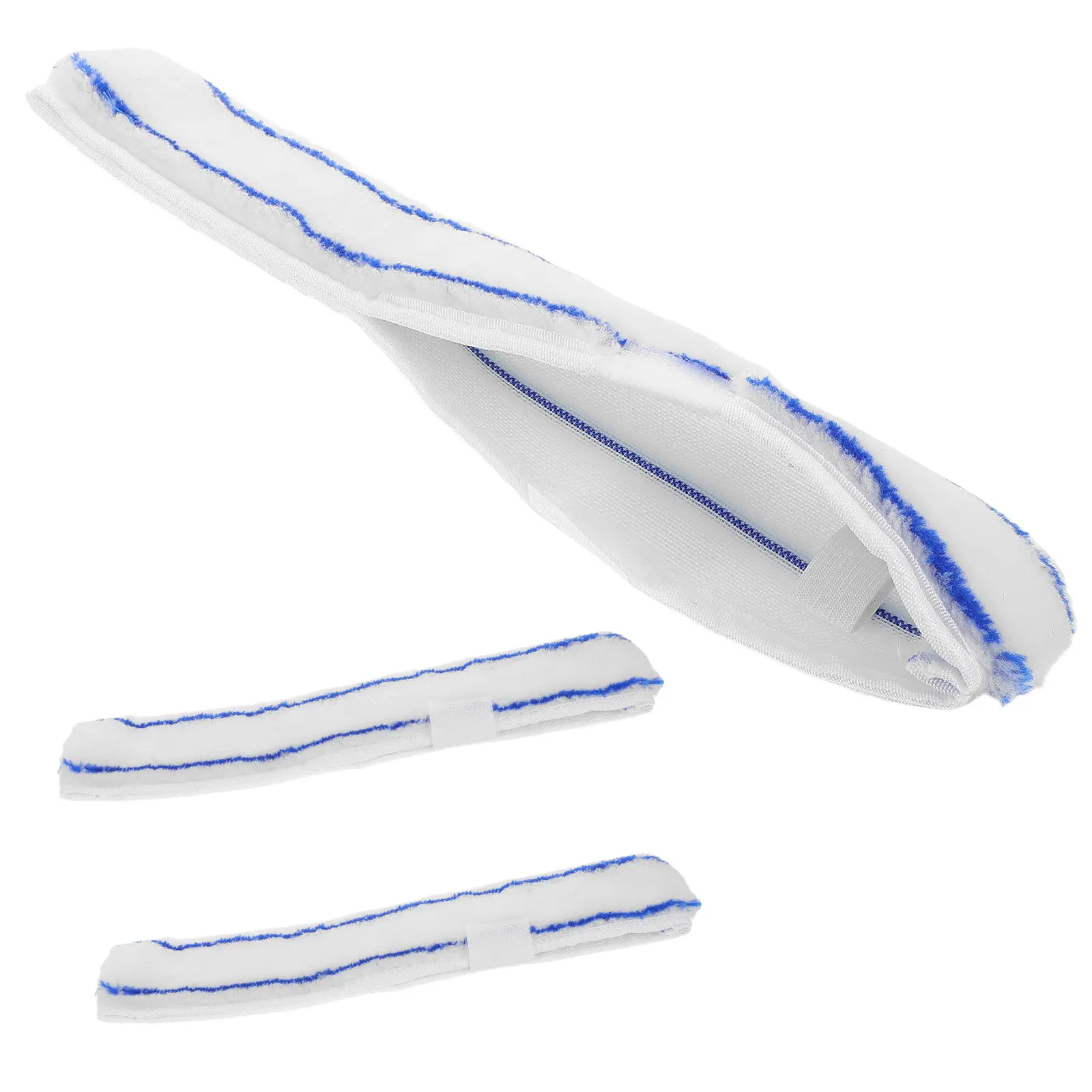 3pcs Glass Artifact Cleaning Tool Squeegee Wash Windows Mirrors Shower Doors Marble Walls Home Use Mop Stick Replacement