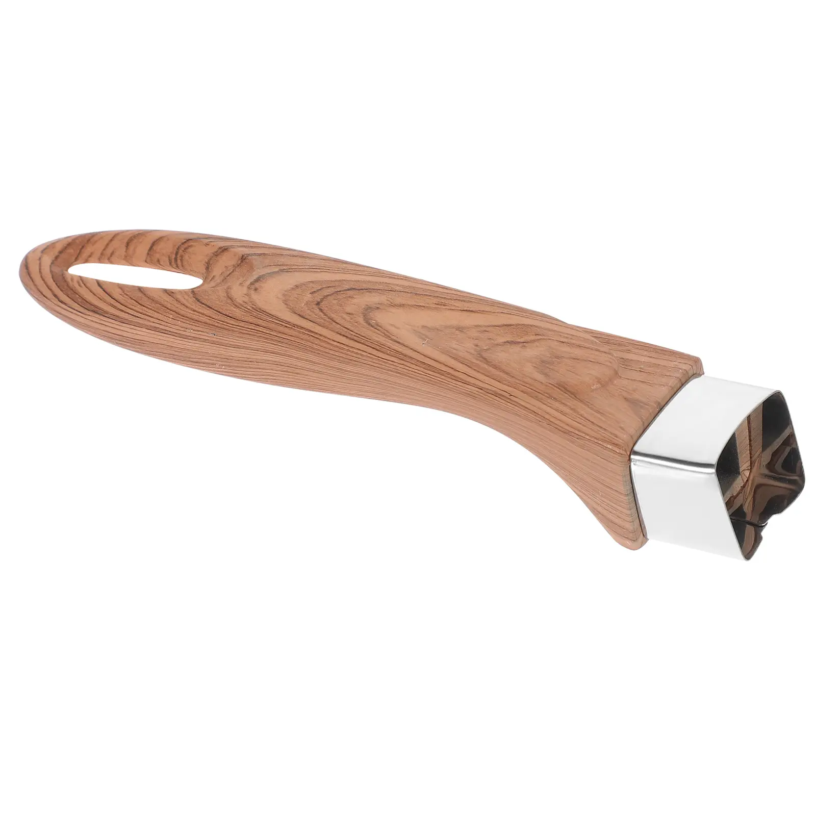 Wood Grain Milk Pot Handle Replacement Detachable Scald Proof Handles For Pots Pans Kitchen Utensils Anti Scald Pot