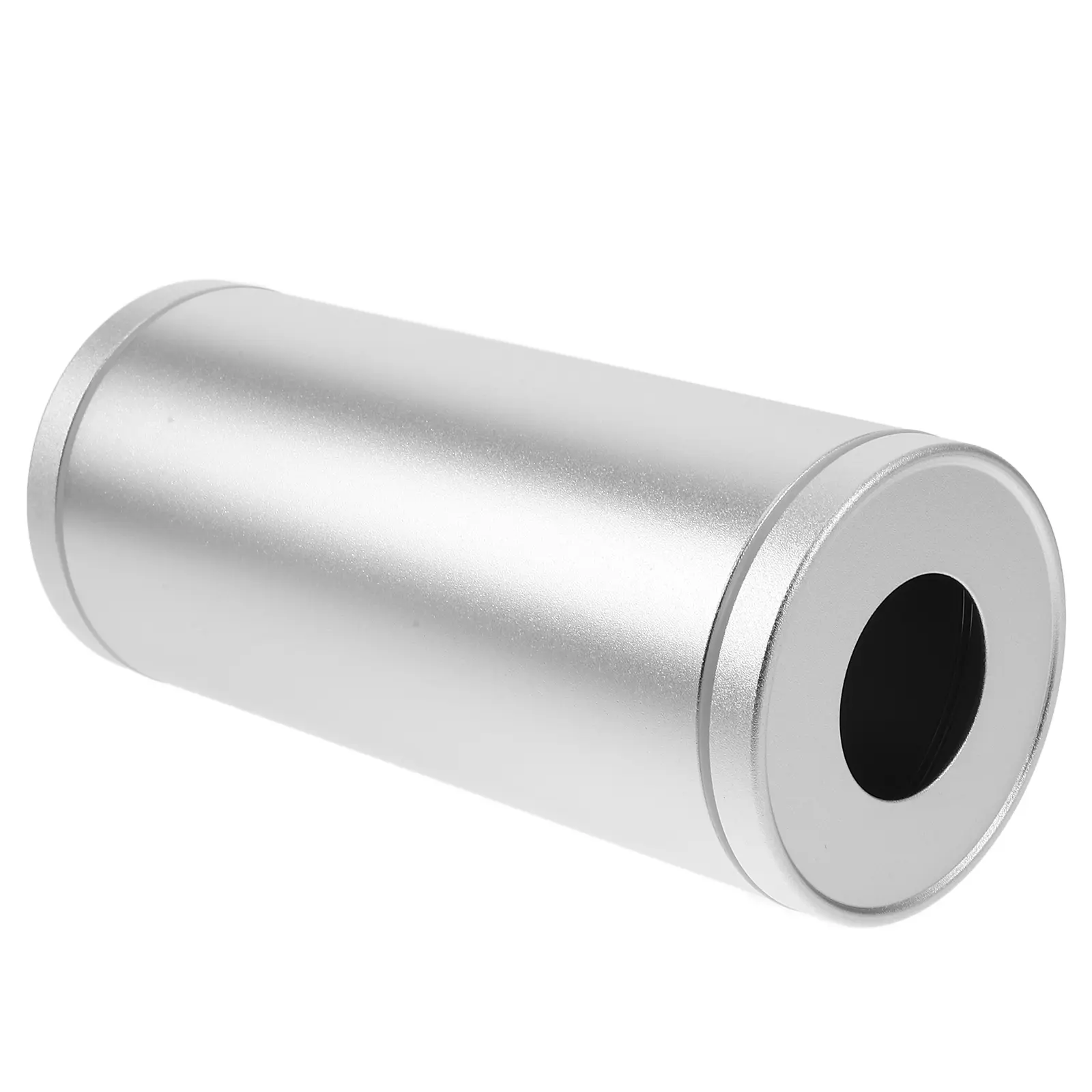 Aluminum Alloy Car Tissue Holder Round Tissue Box Cover Multifunctional Organizer For Vehicle Desk Bathroom