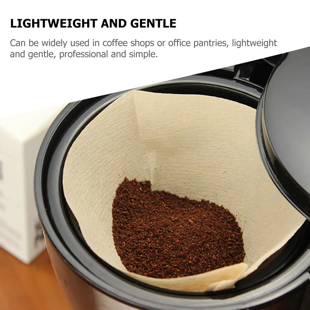 80pcs Thickened Coffee Filter Paper Hand Drip 2-4 Persons Disposable Safe Premium Material Tear Resistant Kitchen Bar Use