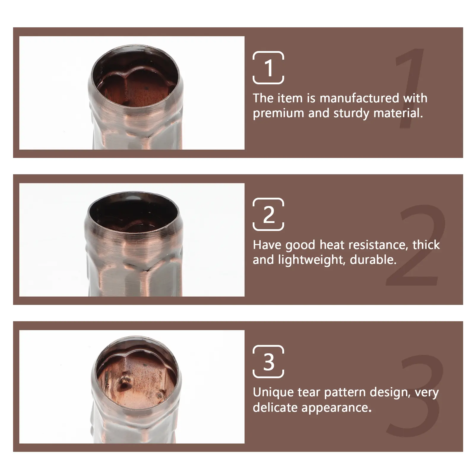 6pcs Tear Pattern Lamp Base Sleeve Thick Lightweight Heat Resistance Ch Parts Lighting Decor Accessories Small Night Light
