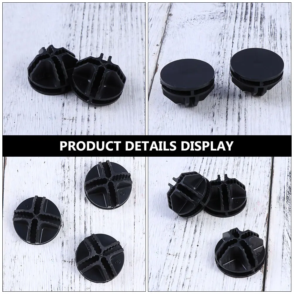 30pcs ABS Plastic Connectors for Modular Closet Wire Grid Cubes Storage Shelves Reconfigurable Organizer Panels Joining