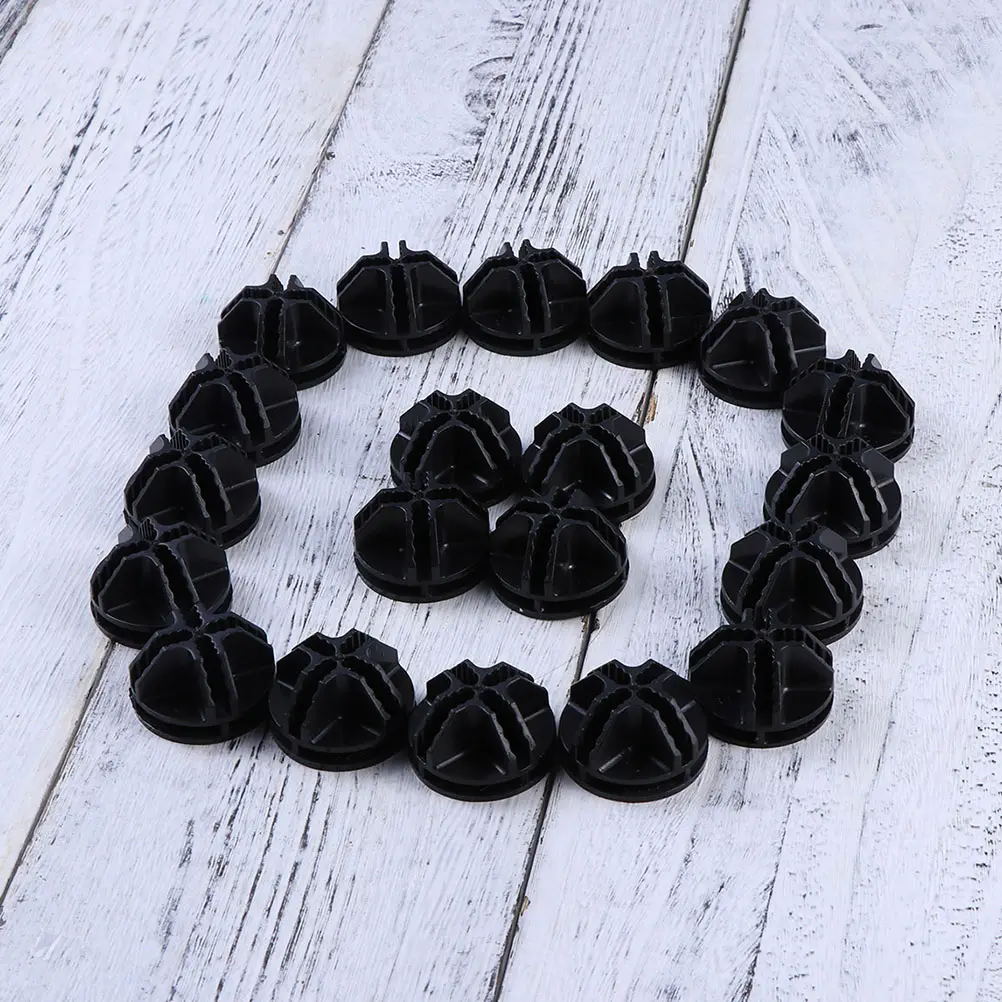 30pcs ABS Plastic Connectors for Modular Closet Wire Grid Cubes Storage Shelves Reconfigurable Organizer Panels Joining