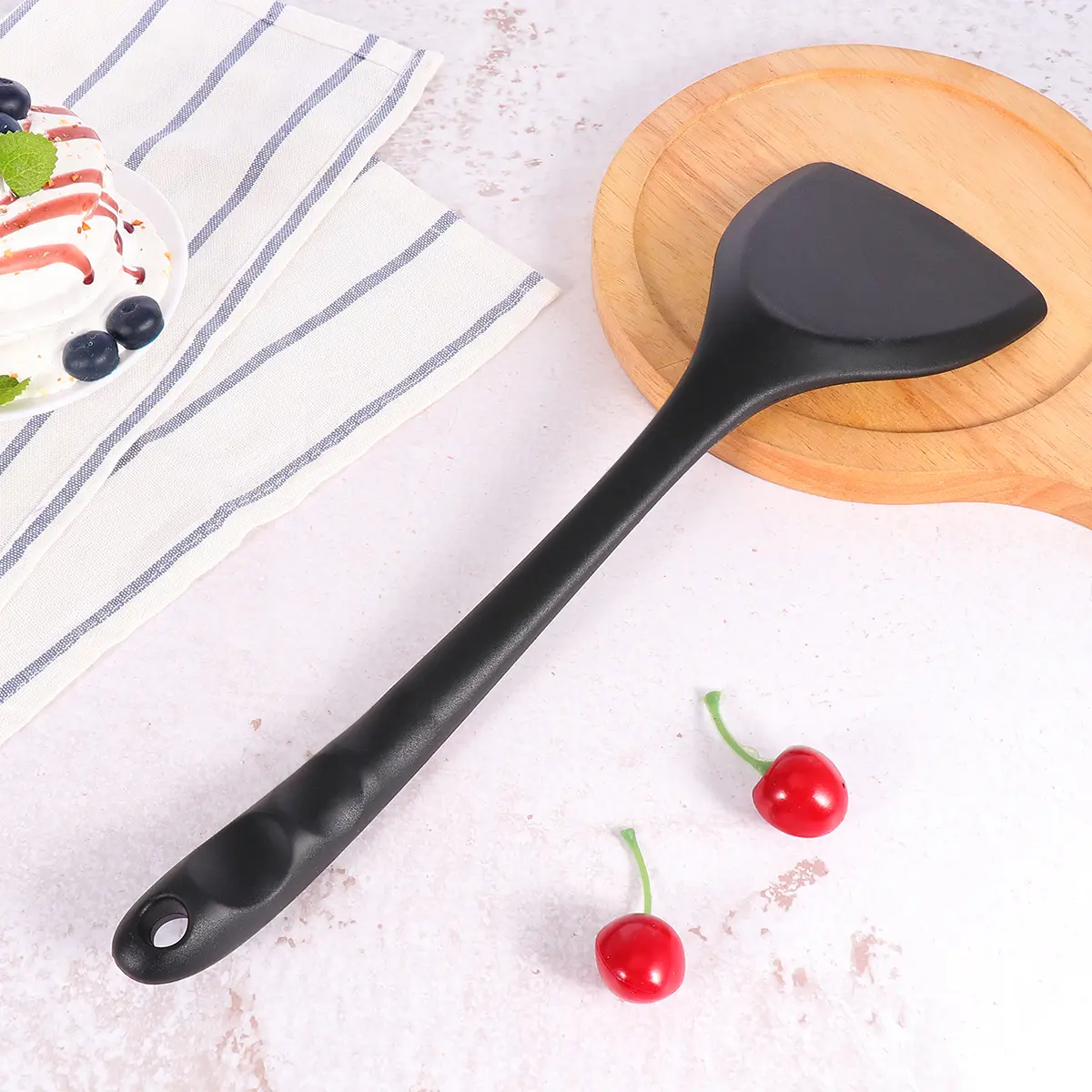 Utensils Silicone Spatula Cookware Kitchen Gadgets Heat-resistant Cooking Tools Spatulas