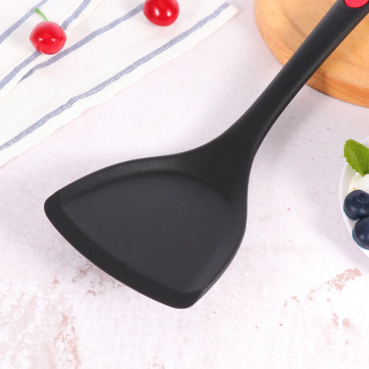 Utensils Silicone Spatula Cookware Kitchen Gadgets Heat-resistant Cooking Tools Spatulas
