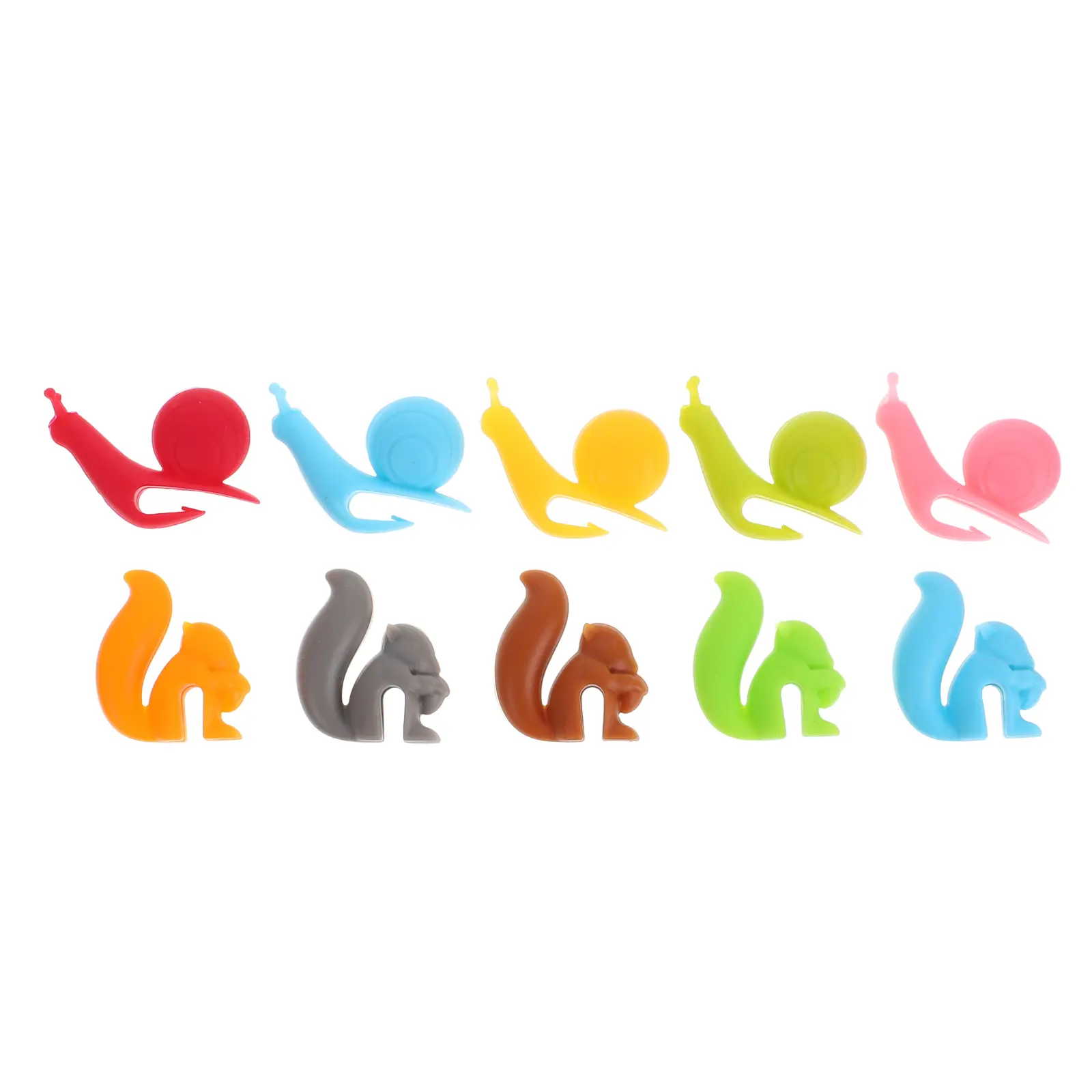 10pcs Bag Pendant Cute Cup Markers Silicone Drink Identifiers Glass Decor Drink Markers Party Home Bar Supplies