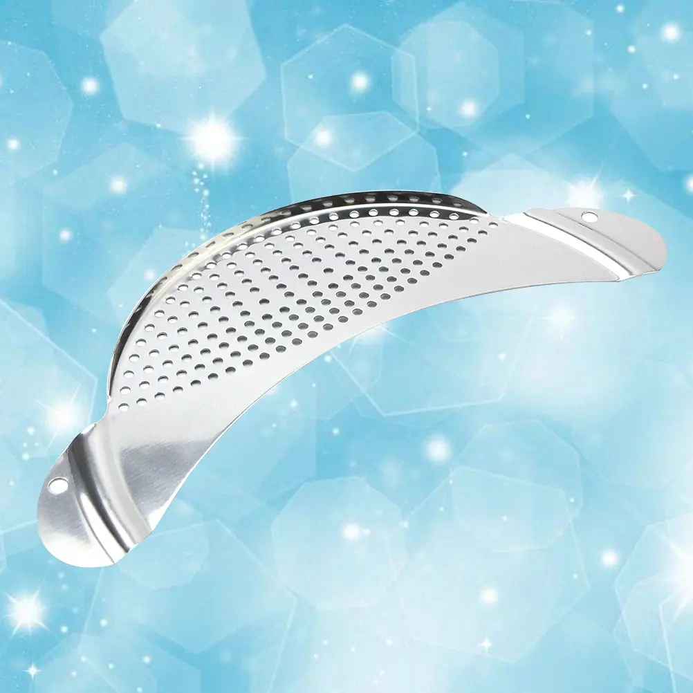 2PCS Pot Strainer Stainless Steel Heavy Duty Large Handle Pan Drainer Corrosion Resistant Kitchen Filter for Rice