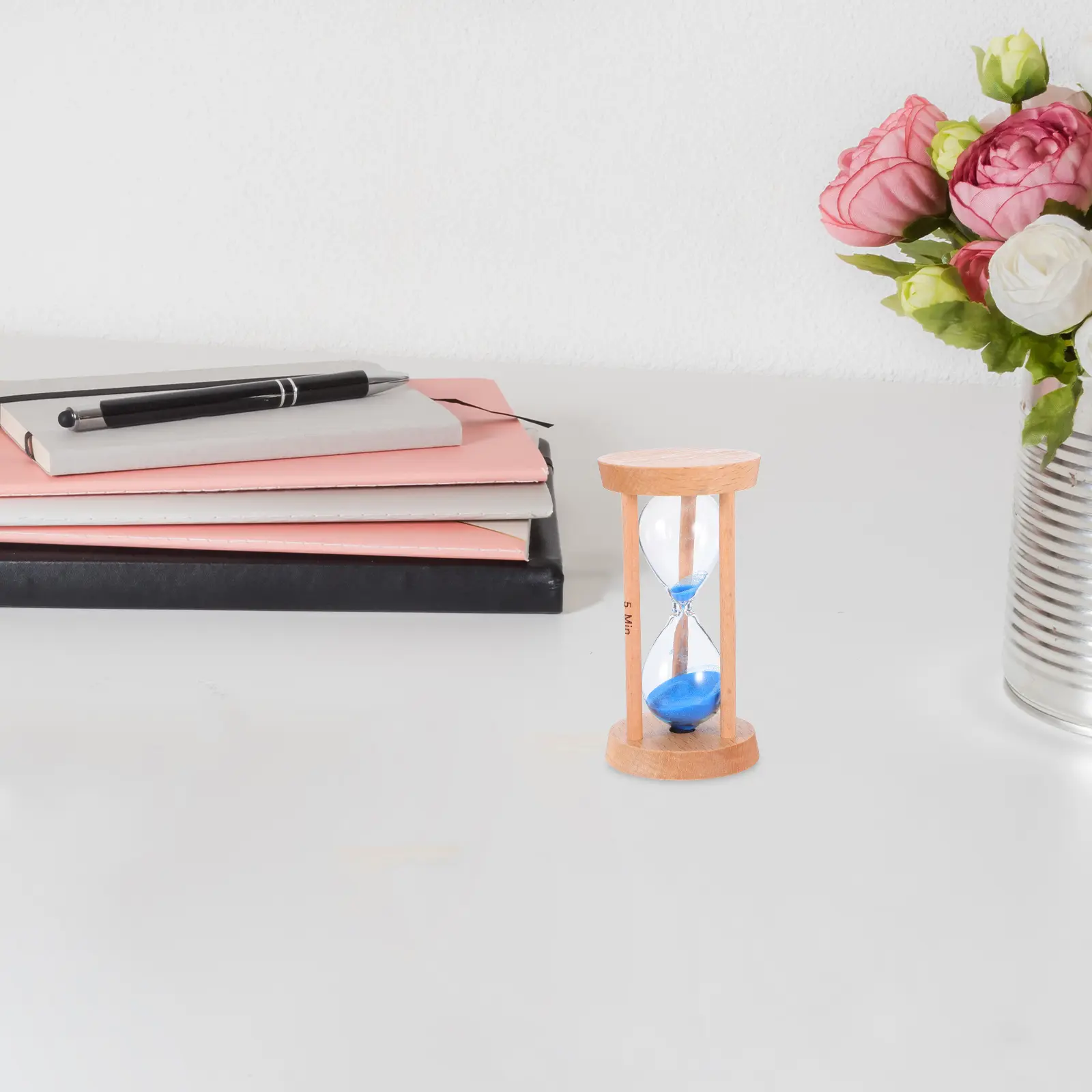 Hourglass Timer Kitchen Sand 5 Min Home Decor for Blue Clock Restaurant Minute Child