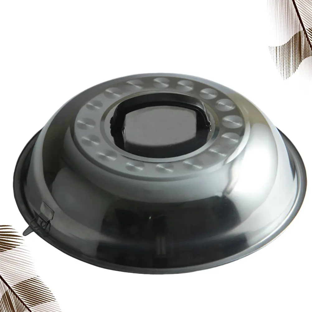 Higher The Lid of Pot Cookware Protector Oil Anti Splashing Cover Stainless Steel Kitchen Gadget