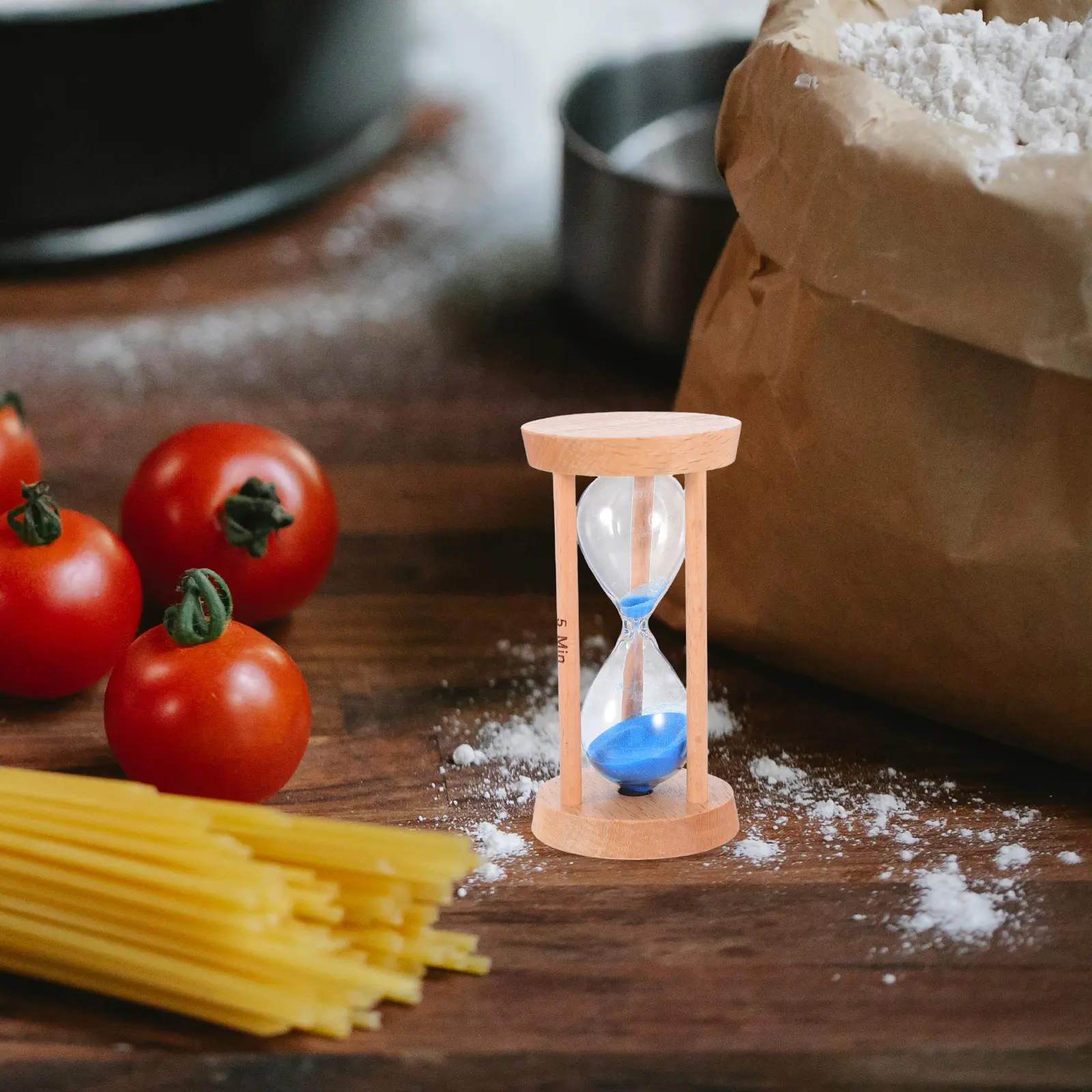 Hourglass Timer Kitchen Sand 5 Min Home Decor for Blue Clock Restaurant Minute Child