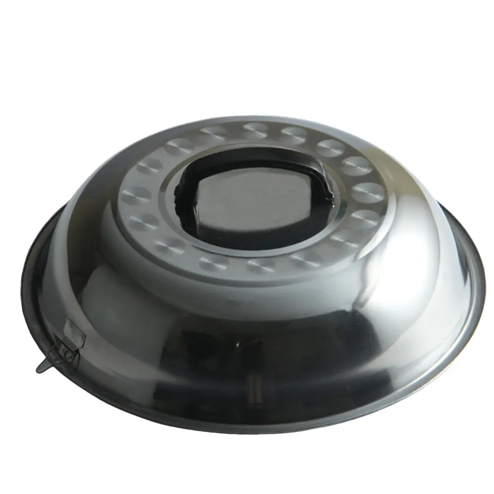 Higher The Lid of Pot Cookware Protector Oil Anti Splashing Cover Stainless Steel Kitchen Gadget