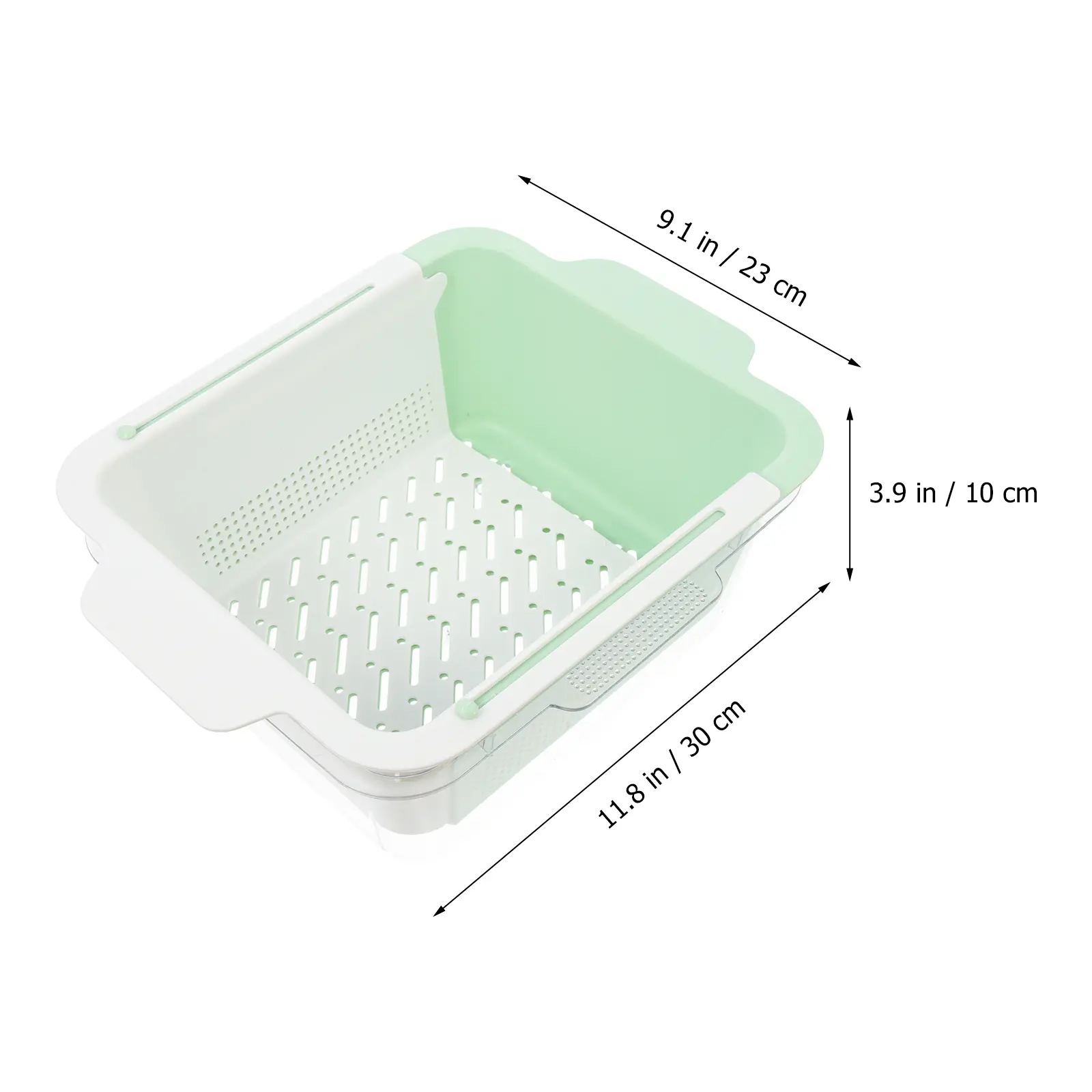 Vegetable Drainer Basket Not Easily Deformed Multi Functional Container Drainage Plastic Multifunctional Fruit Washing Bowl