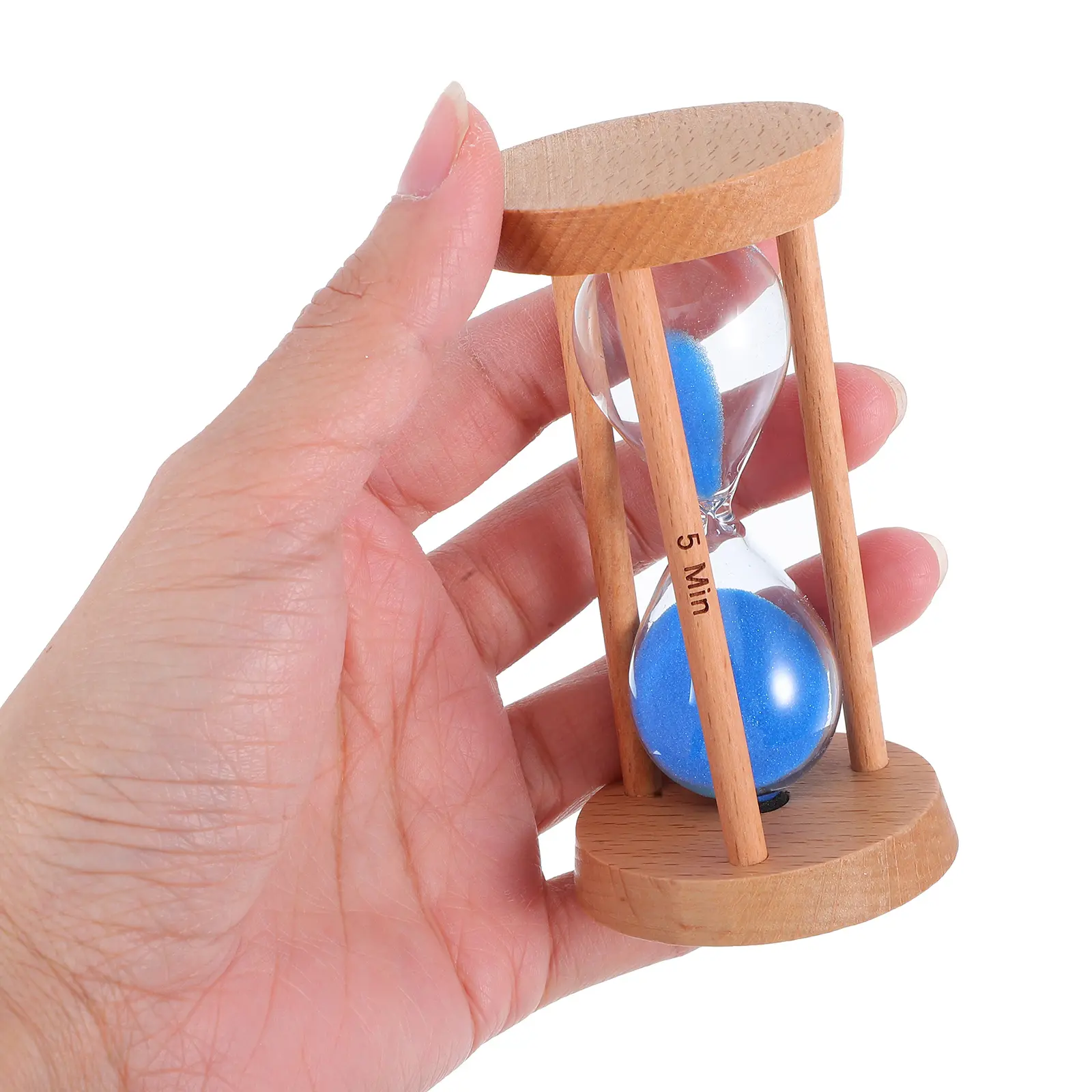 Hourglass Timer Kitchen Sand 5 Min Home Decor for Blue Clock Restaurant Minute Child