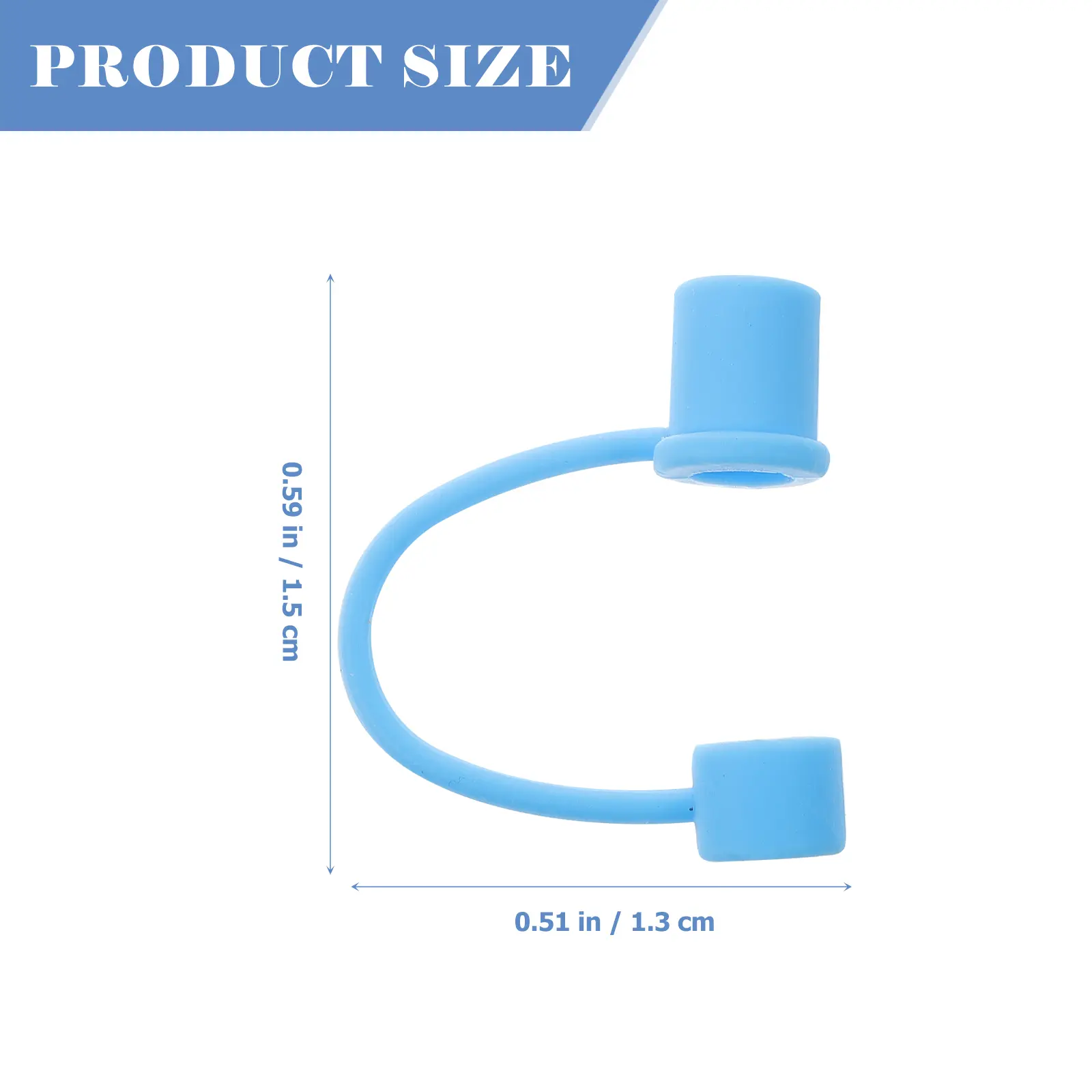 10 Pcs Straw Covers Reusable Silicone Dust Proof Protective Caps for Drinking Straws Home Party Picnic Camping Kitchen Bar