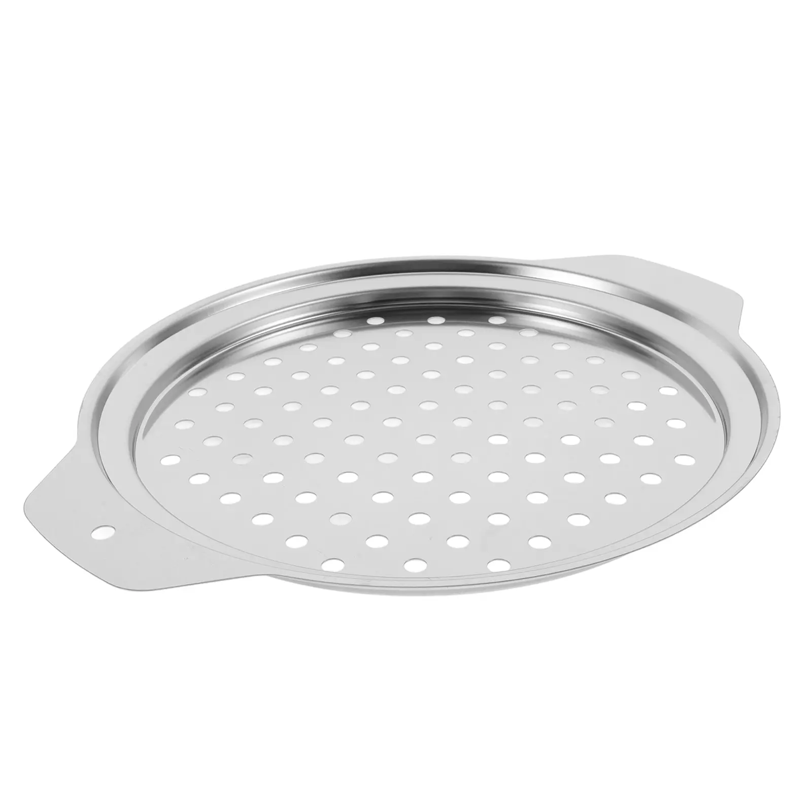 Stainless Steel Steamer Basket Round Shape Spaetzle Maker Lid Pizza Pan H Grill Canning Rack Meat Vegetables Seafood