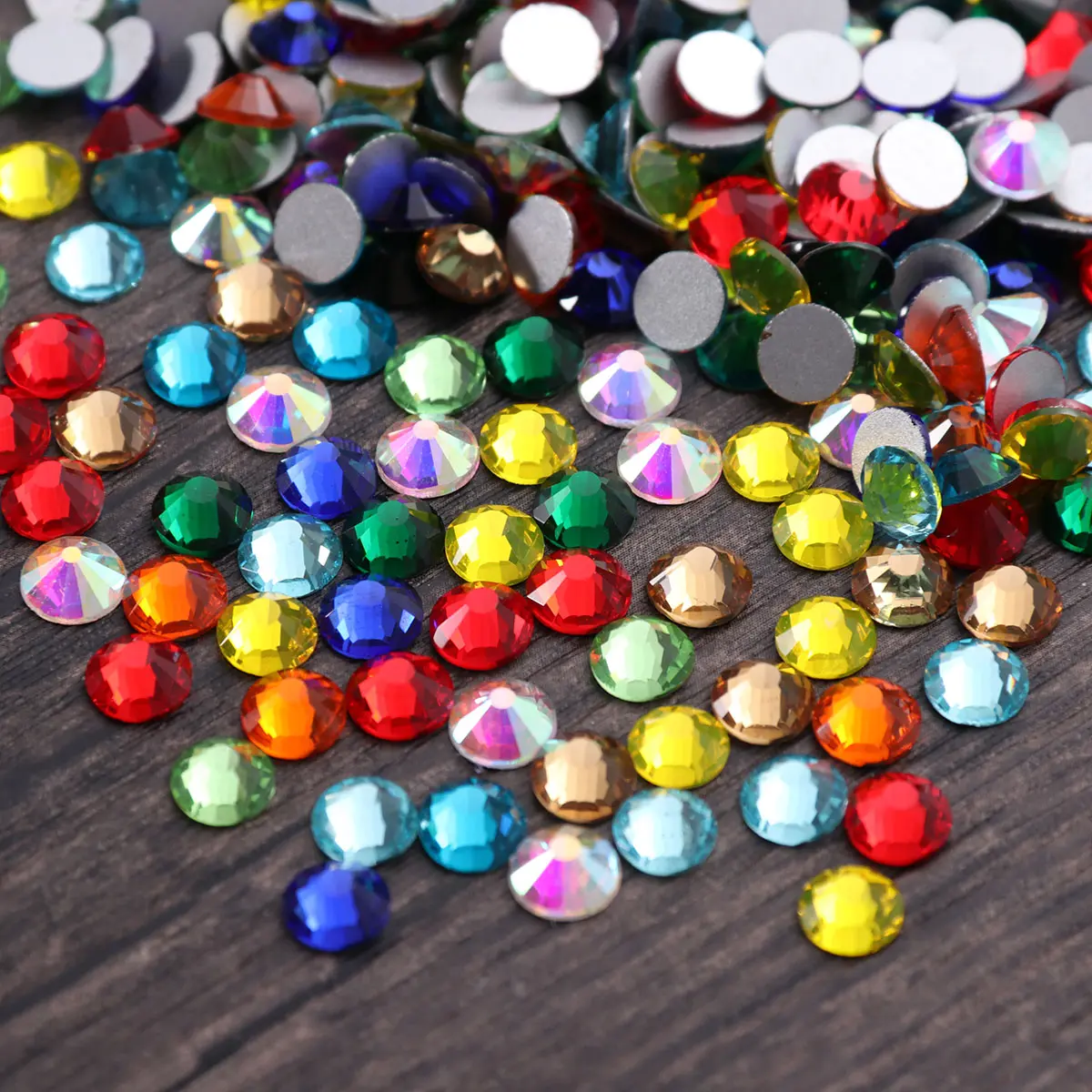 288pcs Jewel Beading Kits Beads Mixed Color Durable DIY Necklace Making Jewel Beads Decorative Craft Projects